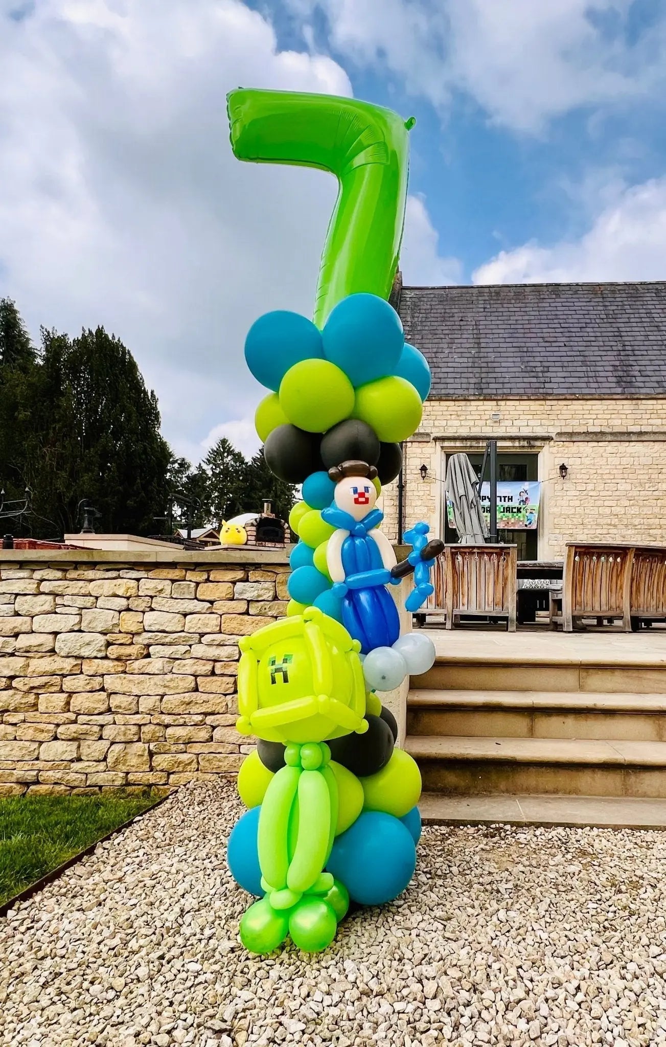 Themed Birthday Age Balloon Column | The Party Hut