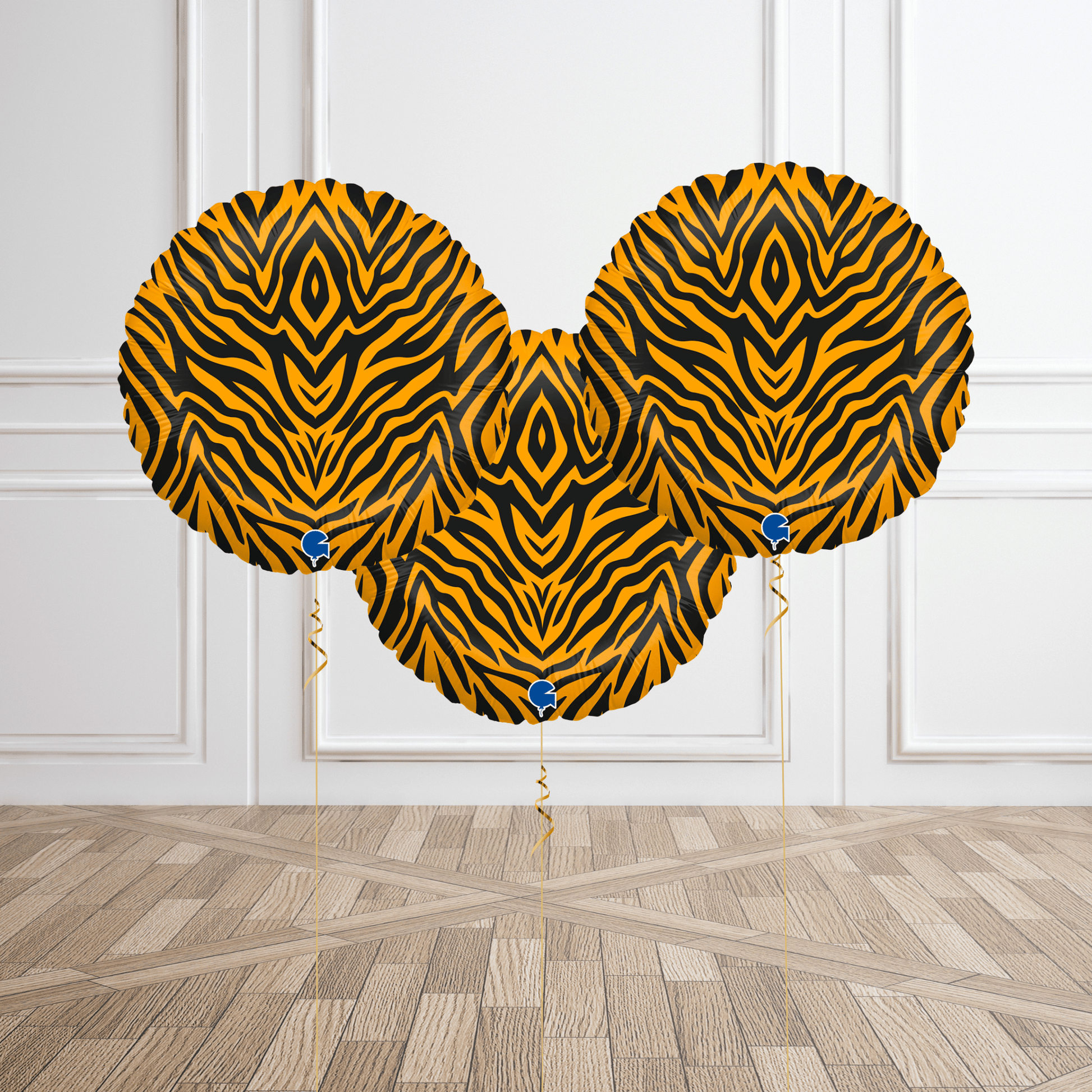 Tiger Striped Foil Balloon Bouquet