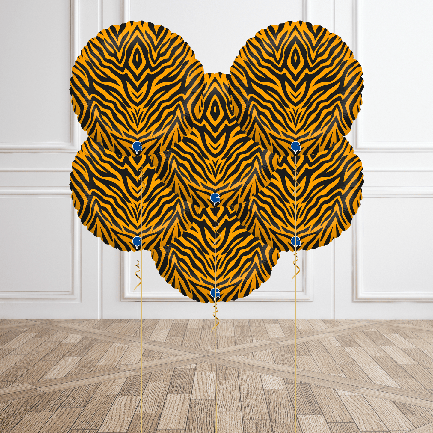 Tiger Striped Foil Balloon Bouquet | The Party Hut