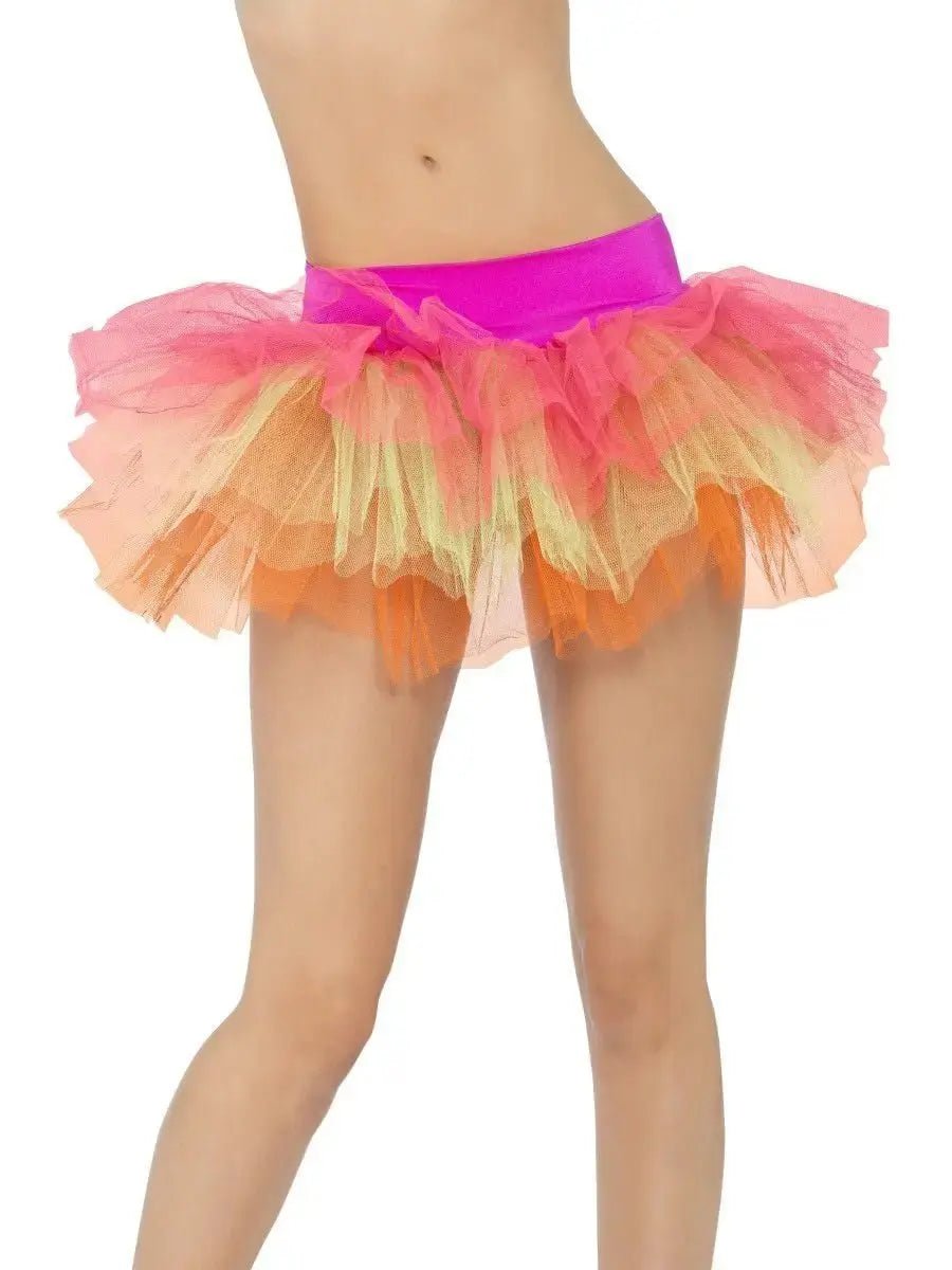 Tutu Underskirt, Multi - Coloured, Neon | The Party Hut