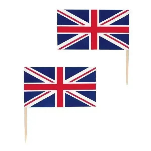 Union Jack Flag Picks 30pk | The Party Hut