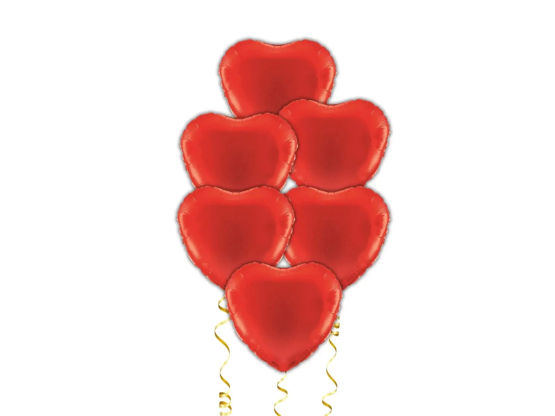 Valentines Foil Balloon Hearts (Red)