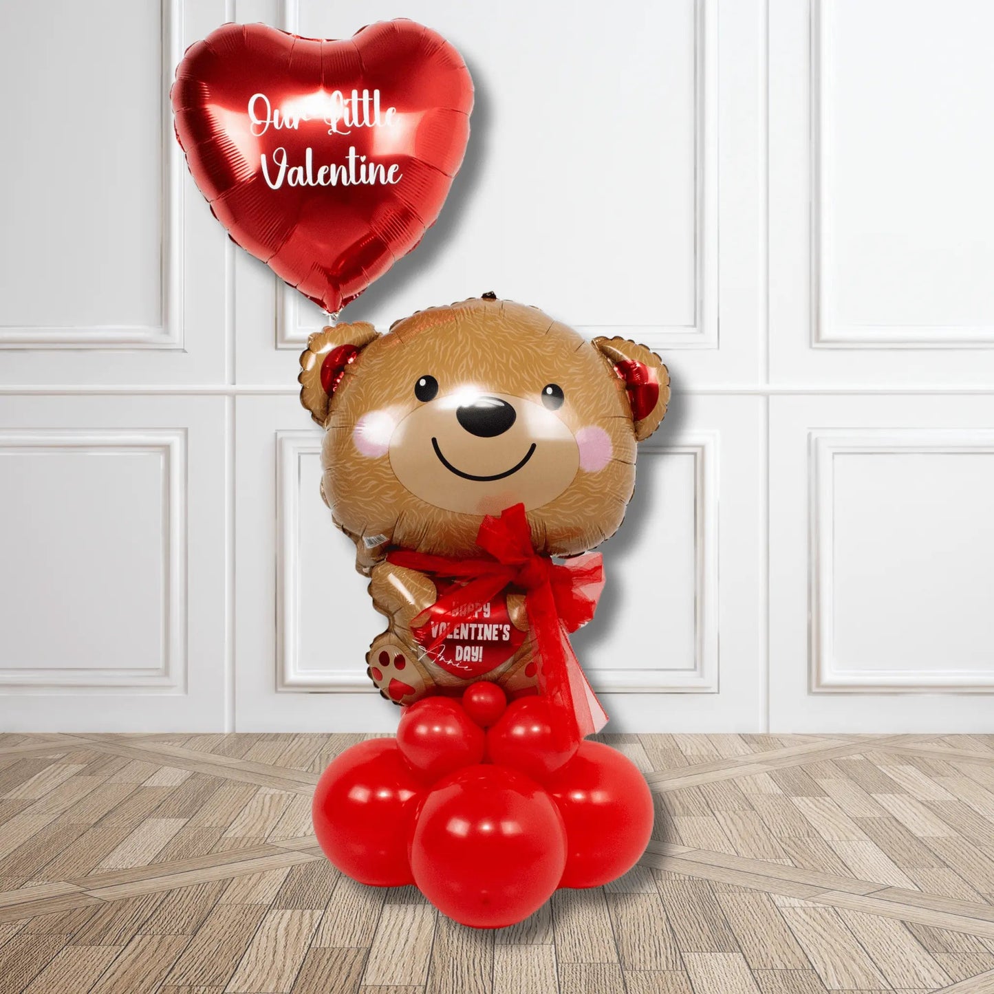 Valentines Helium Display Balloons - Teddy Bear | The Party Hut