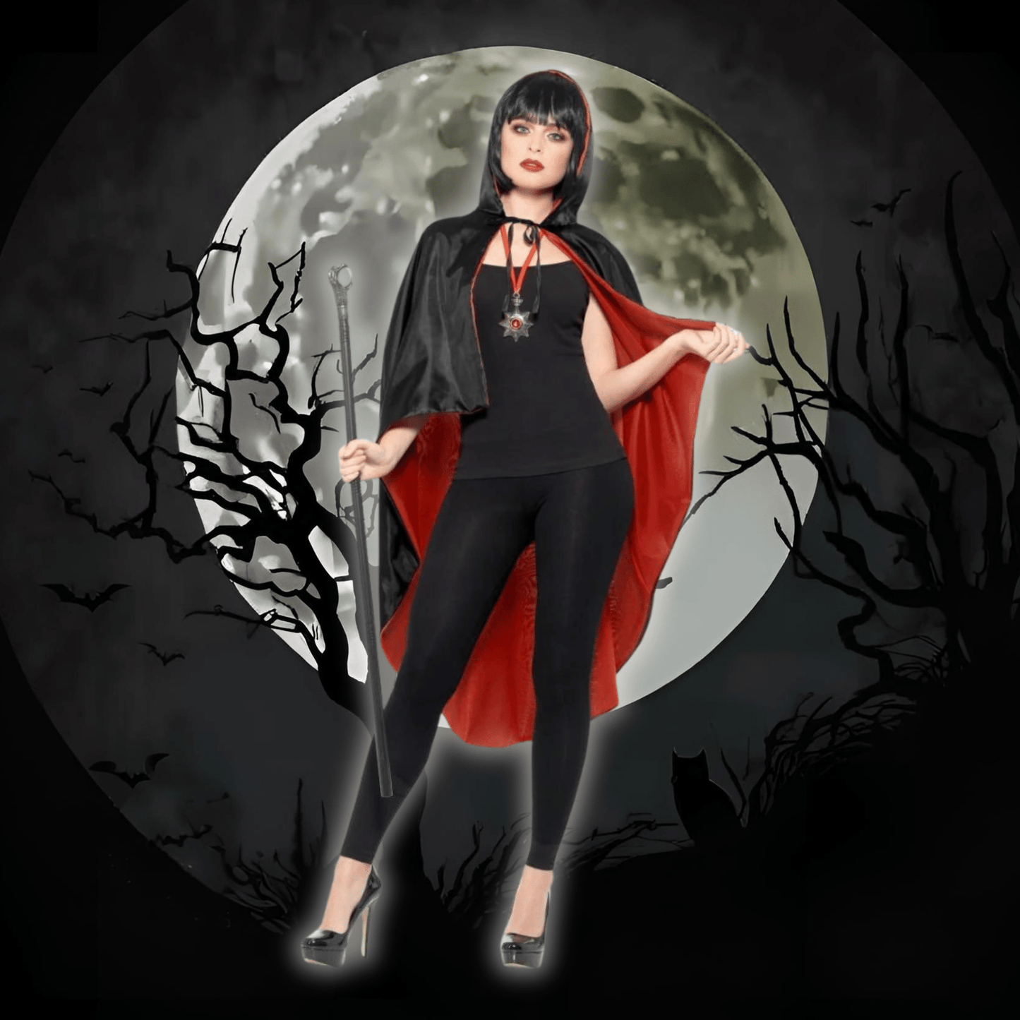 Vampire Kit with Reversible Cape | The Party Hut