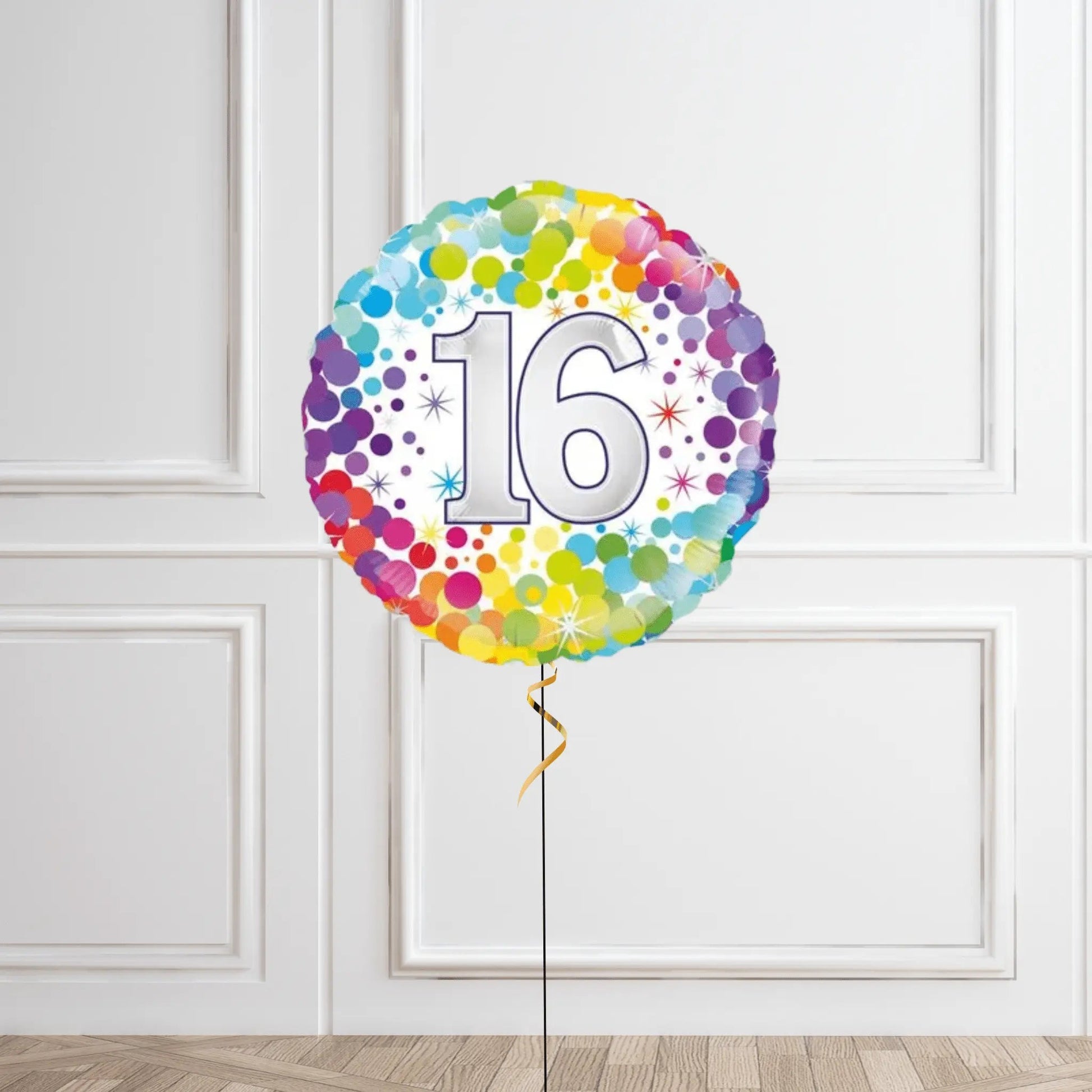 Vibrant "Happy 16th Birthday" Balloon Bouquet – Celebrate in Style!