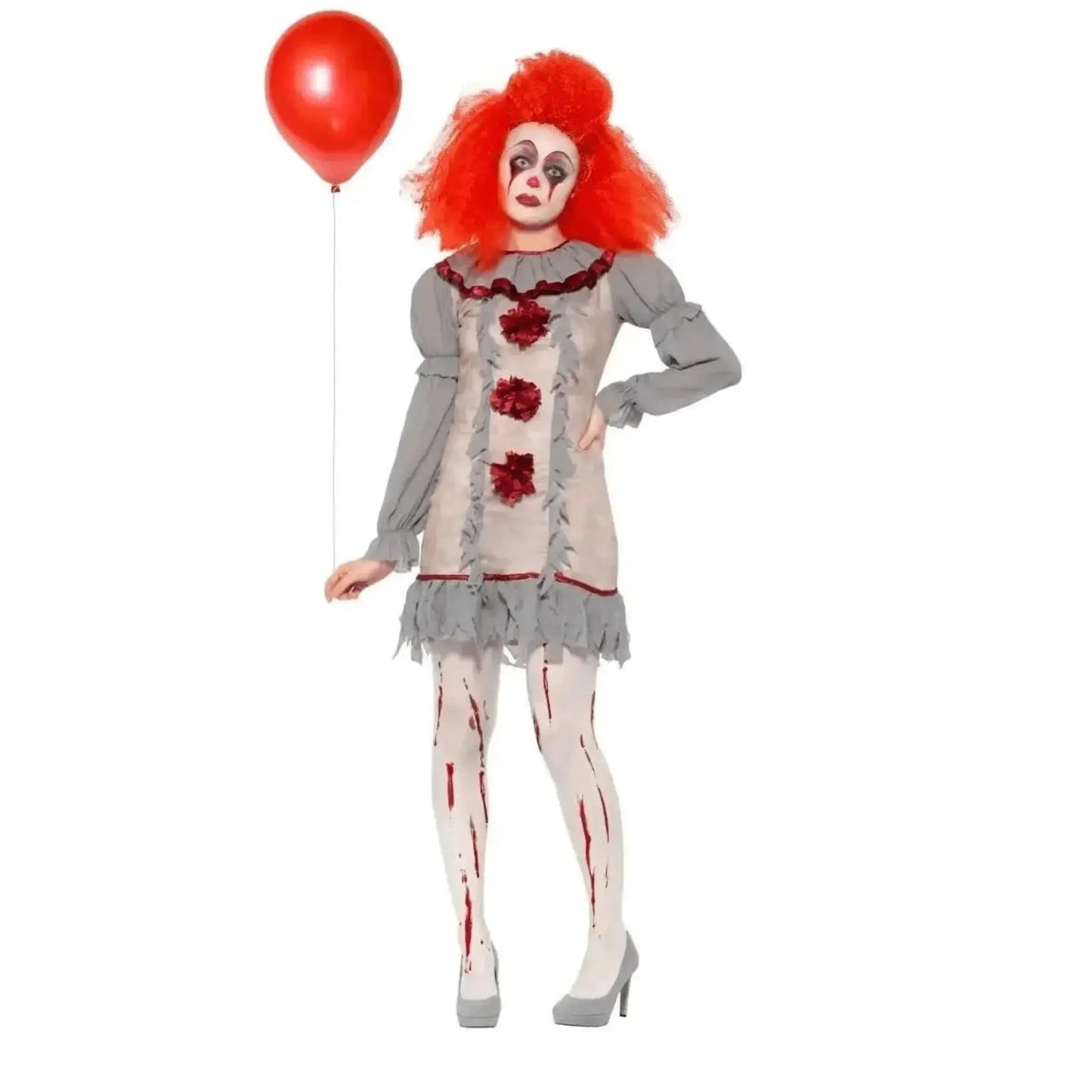 Vintage Clown Lady Costume | The Party Hut