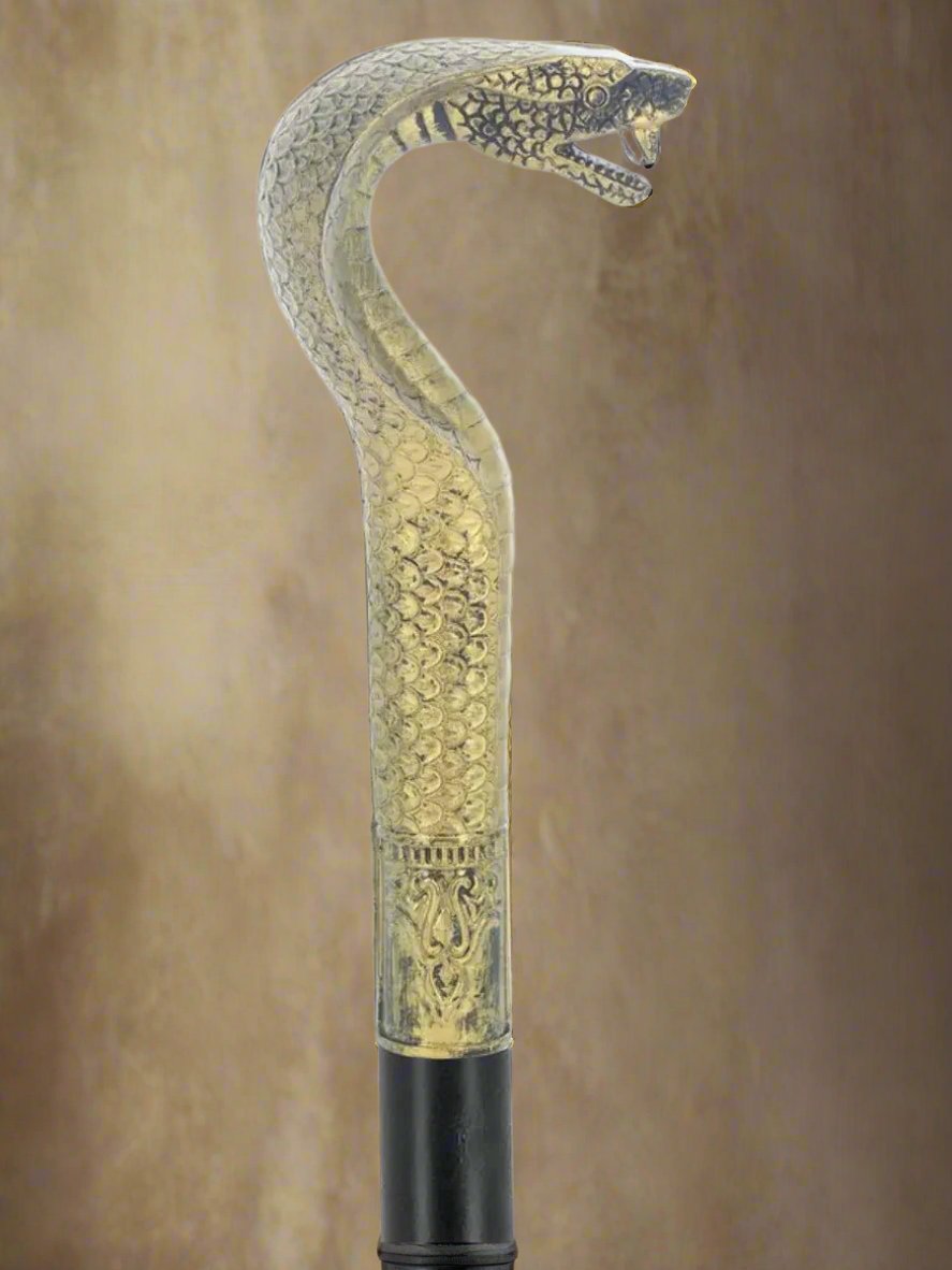 Voodoo Walking Stick Cane, With Snake | The Party Hut