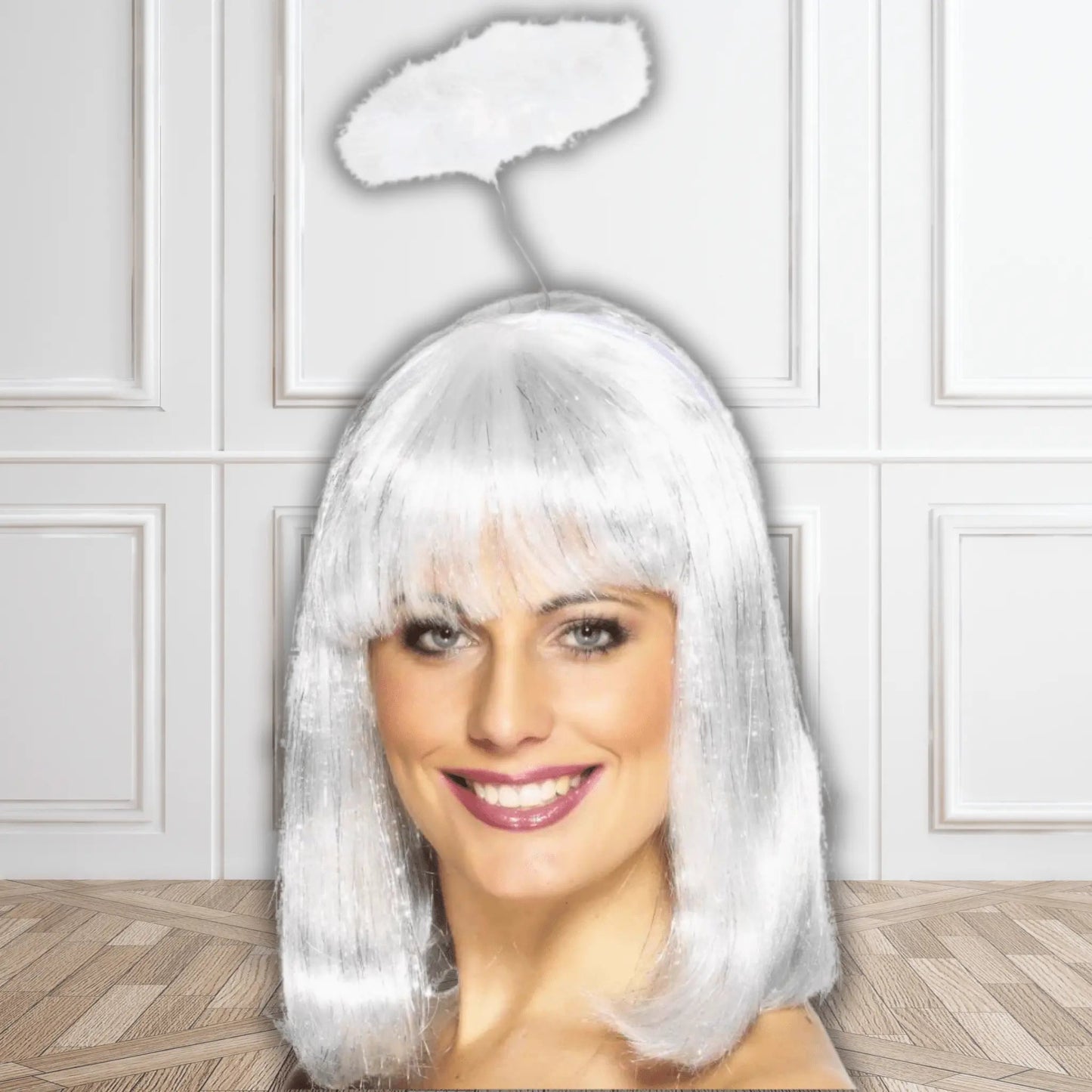 White Angel Halo Costume Accessory | The Party Hut