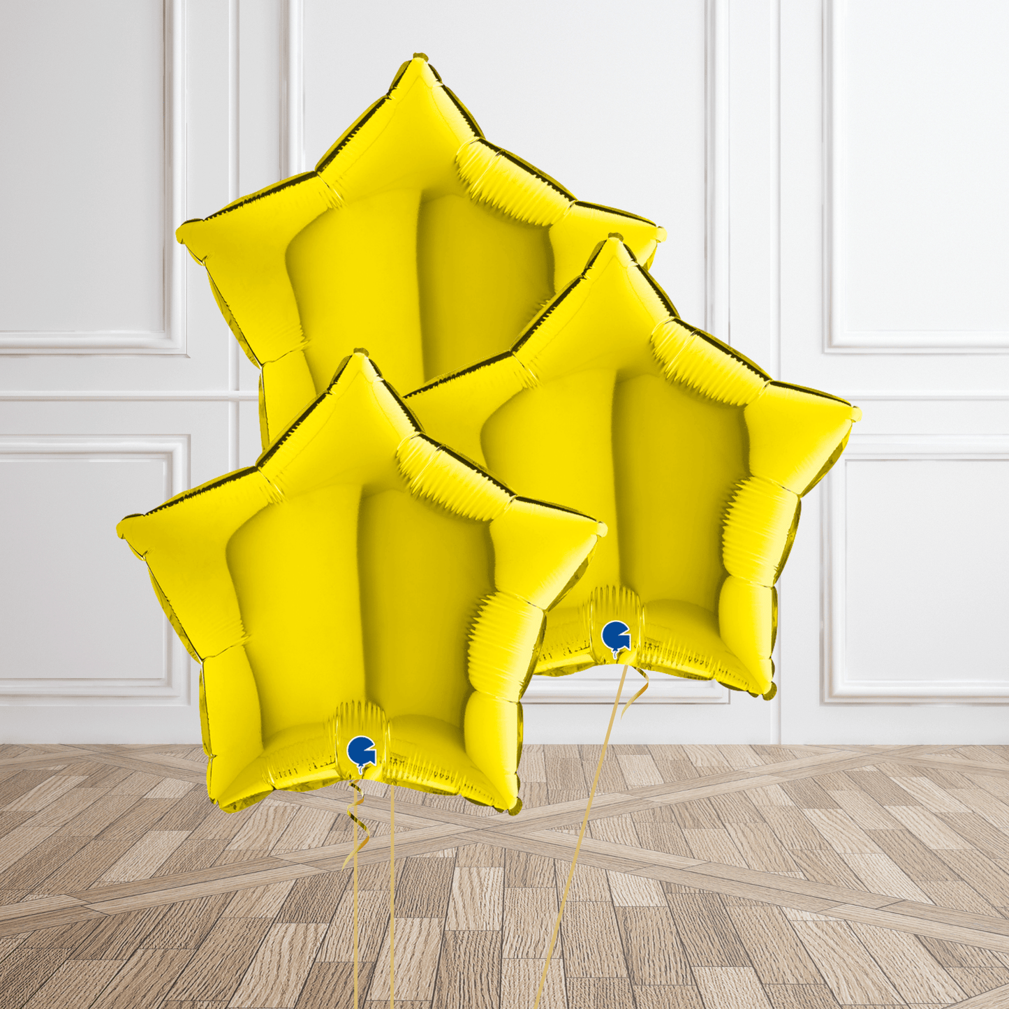 Yellow Star Helium Foil Balloon - Single or Bouquet Options | The Party Hut