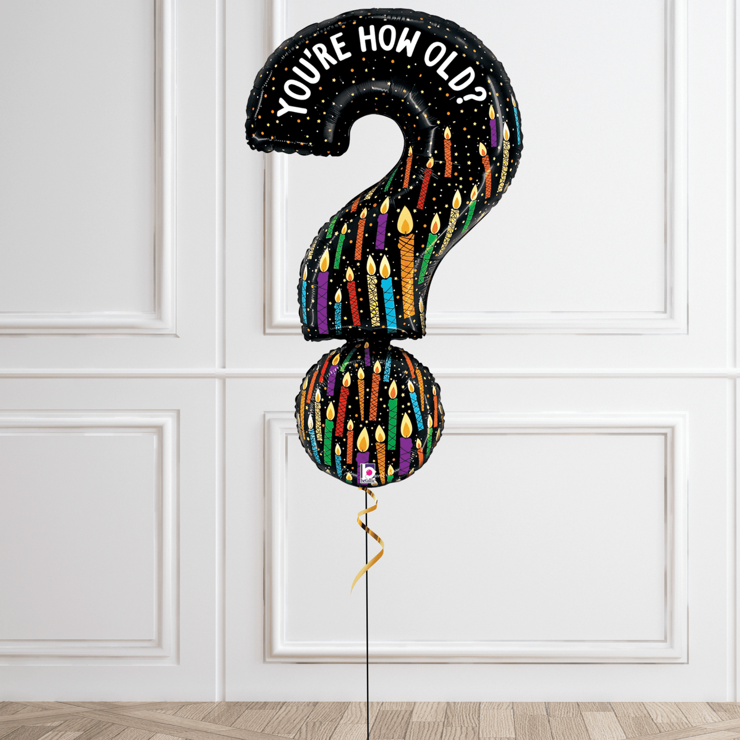 You’re How Old? Helium Balloon – Fun Question Mark Party Decoration | The Party Hut