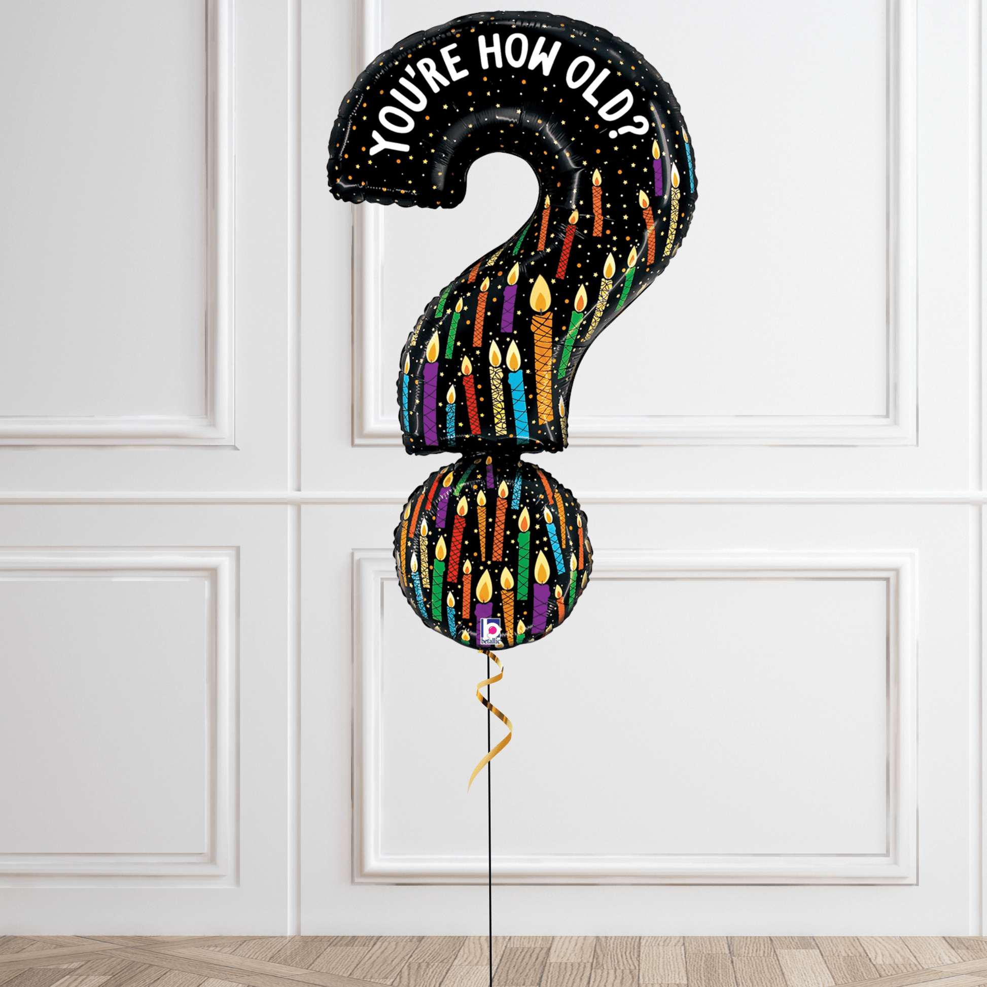 You’re How Old? Helium Balloon – Fun Question Mark Party Decoration