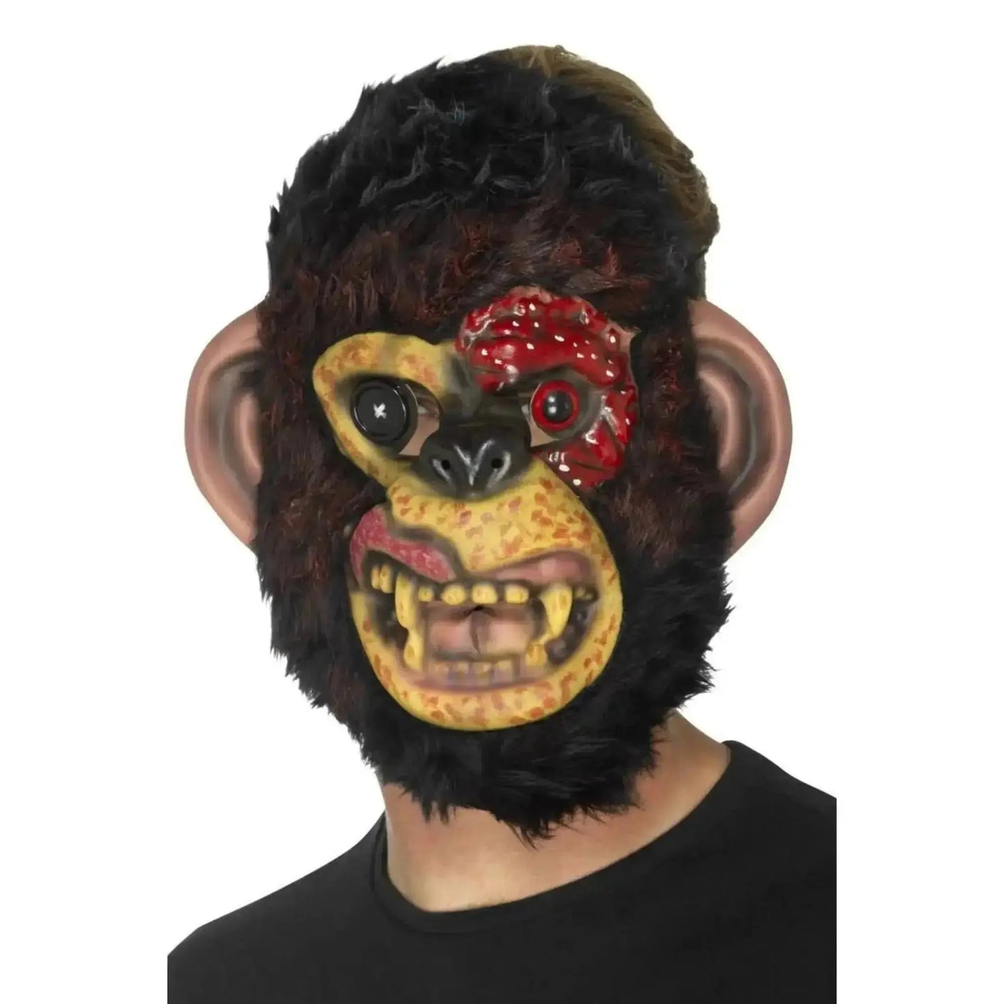 Zombie Chimp Mask - Undead Primate Terror | The Party Hut