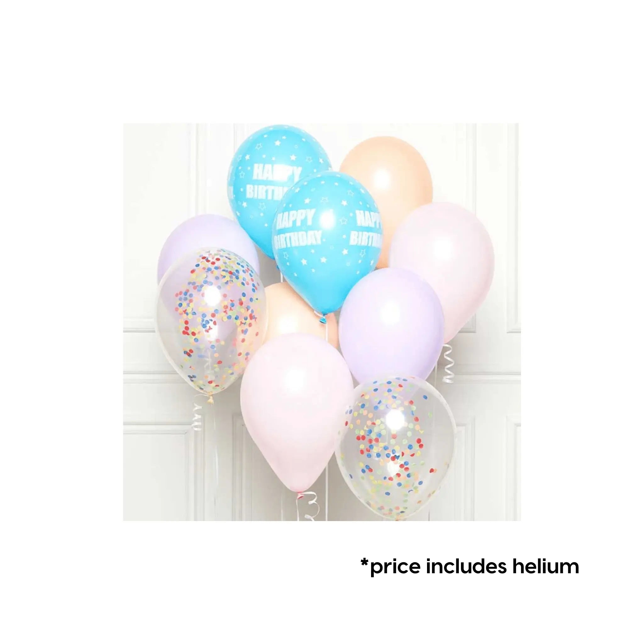 10pc Pastel Balloon Bouquet | The Party Hut
