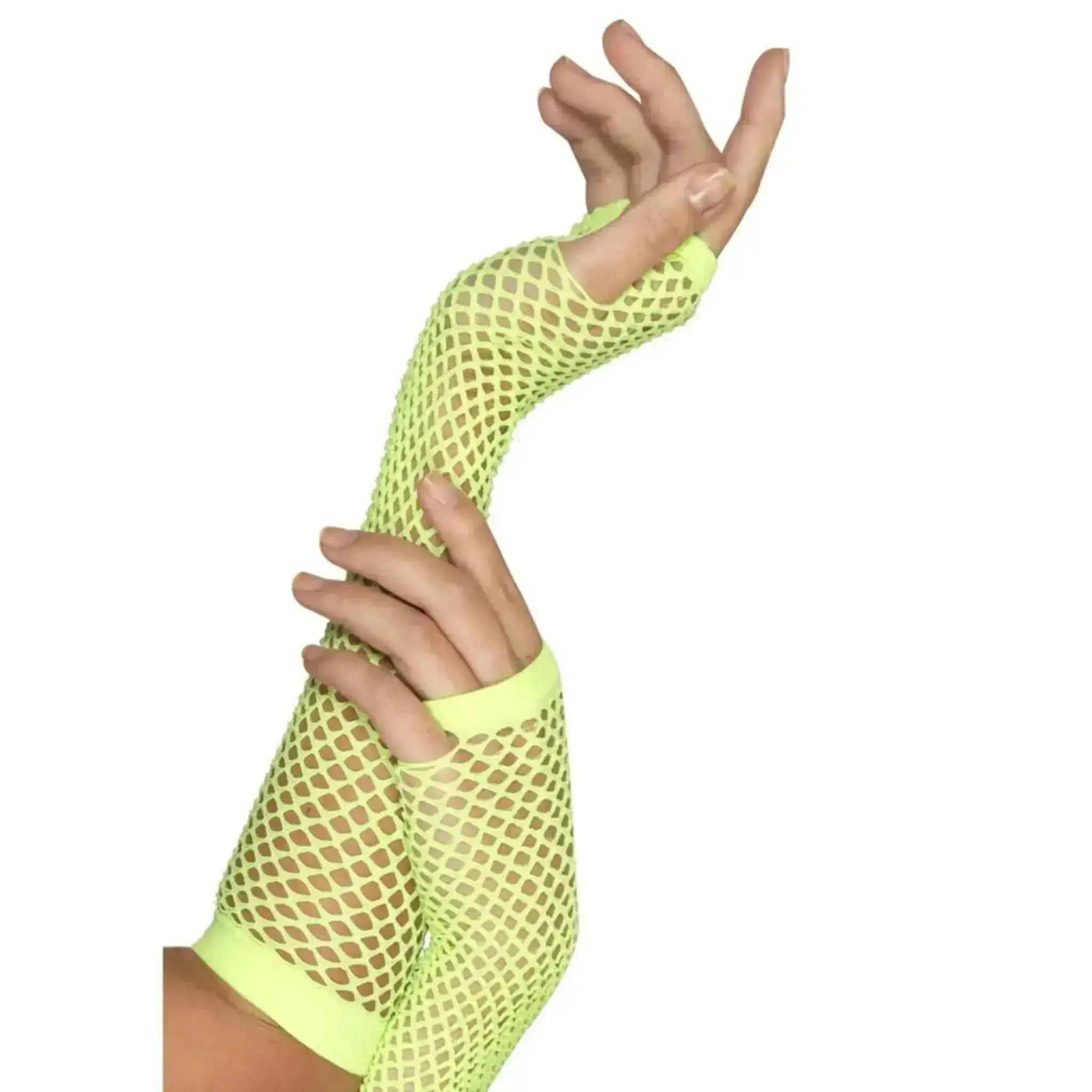 1980s Fishnet Gloves | The Party Hut