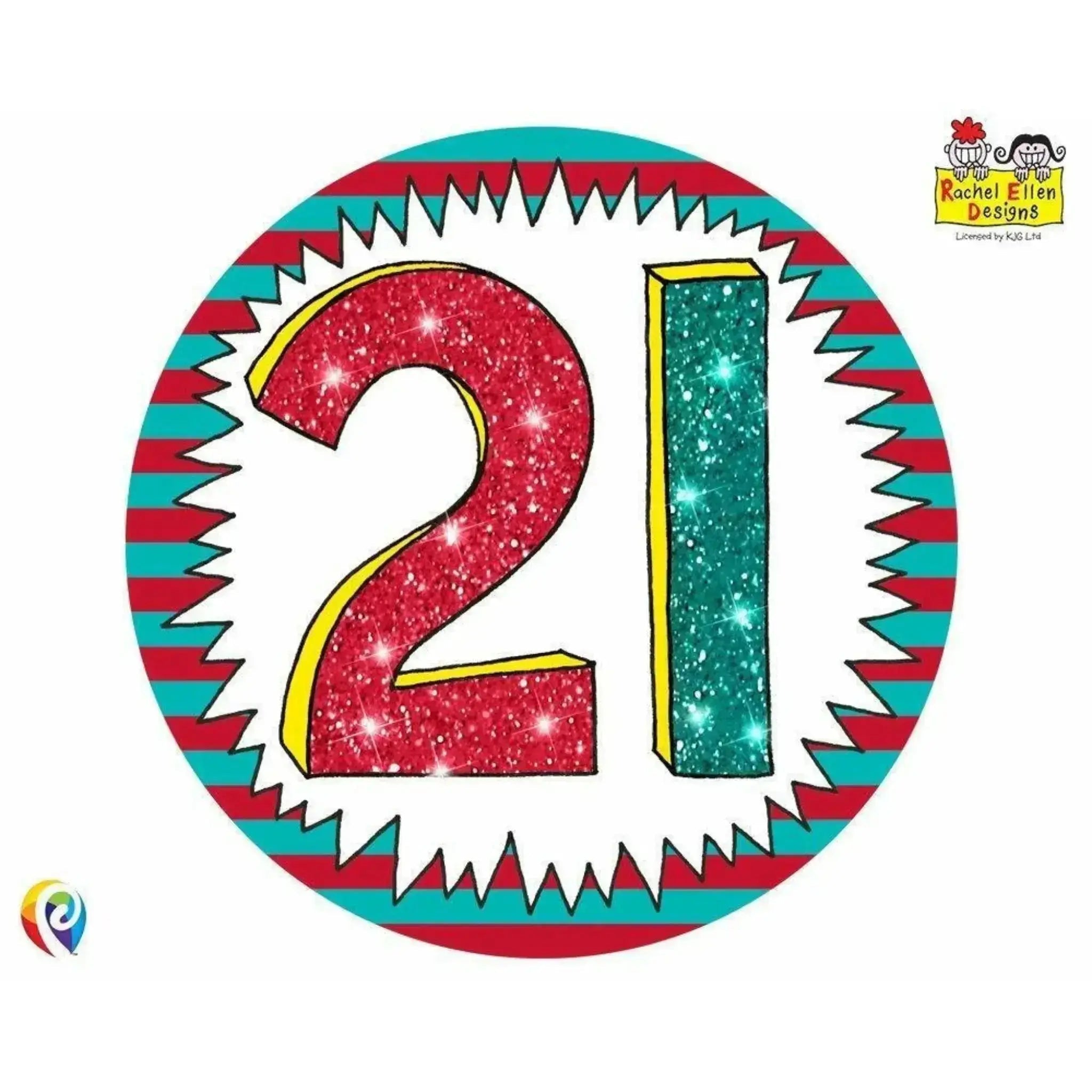 21st Birthday Badge | The Party Hut