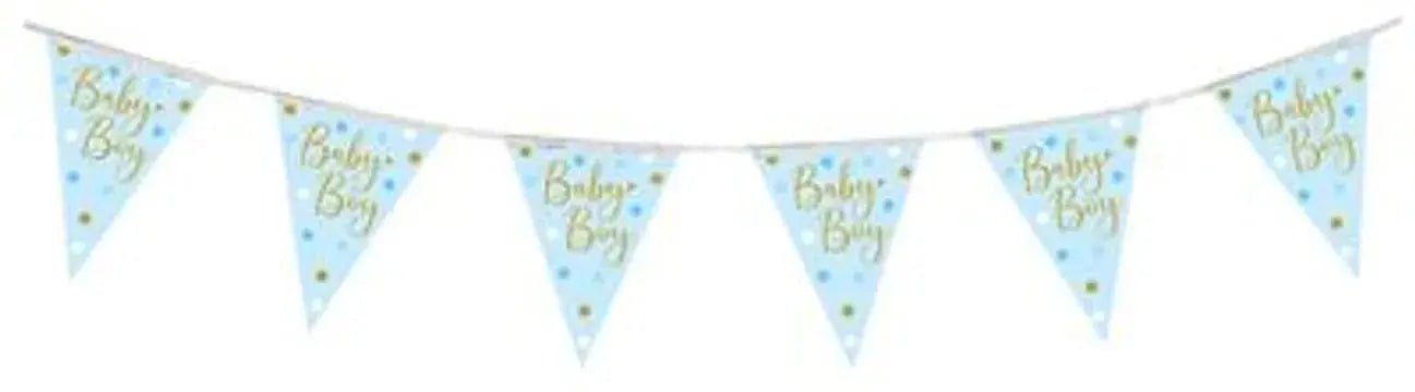 Baby Shower Sparkling Dots Bunting | The Party Hut