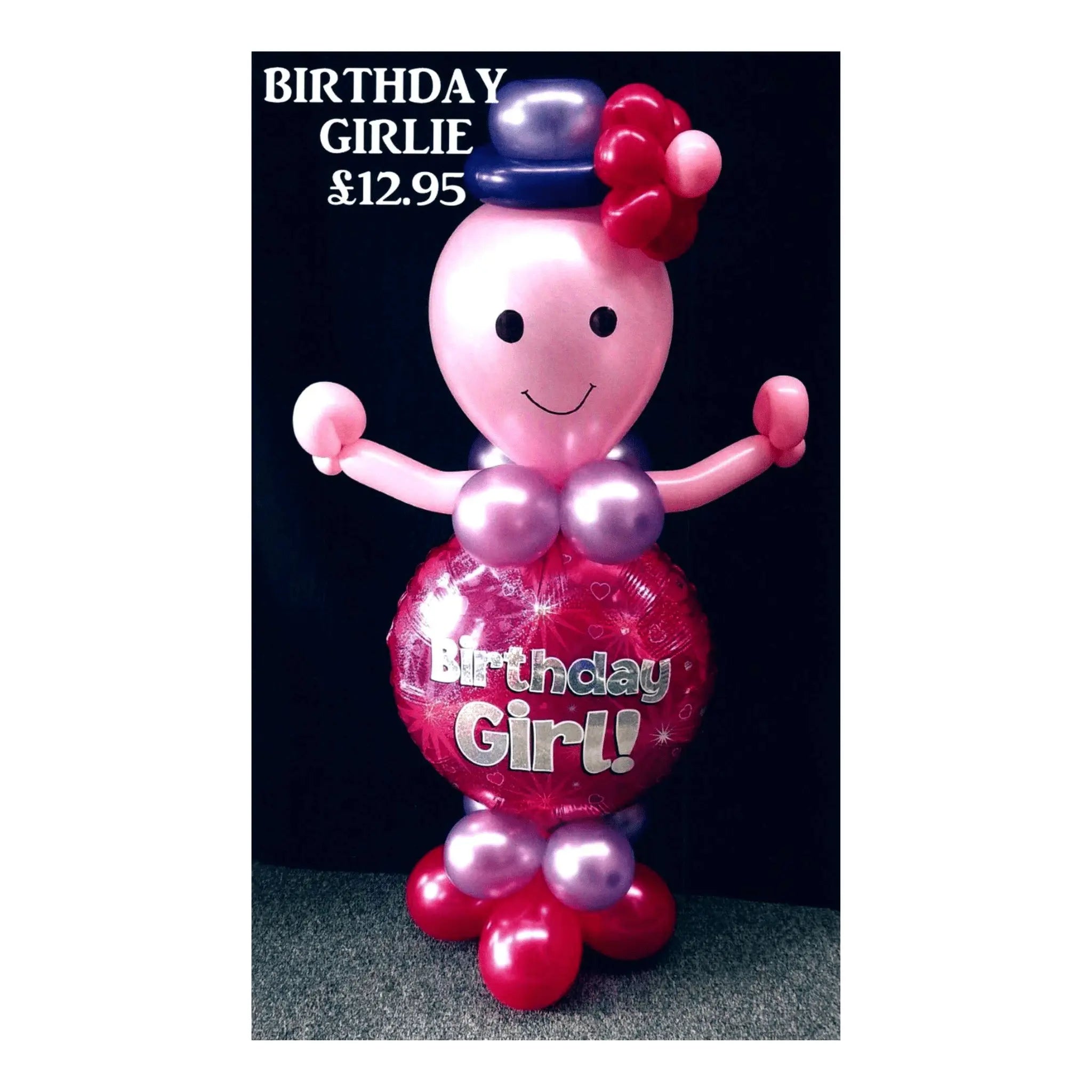 Birthday Girlie Balloon Character | The Party Hut