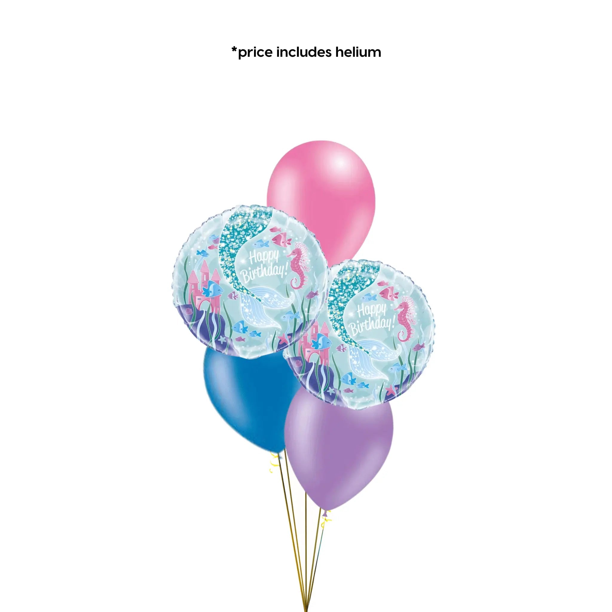 Birthday Mystical Mermaid Balloon Bouquet | The Party Hut