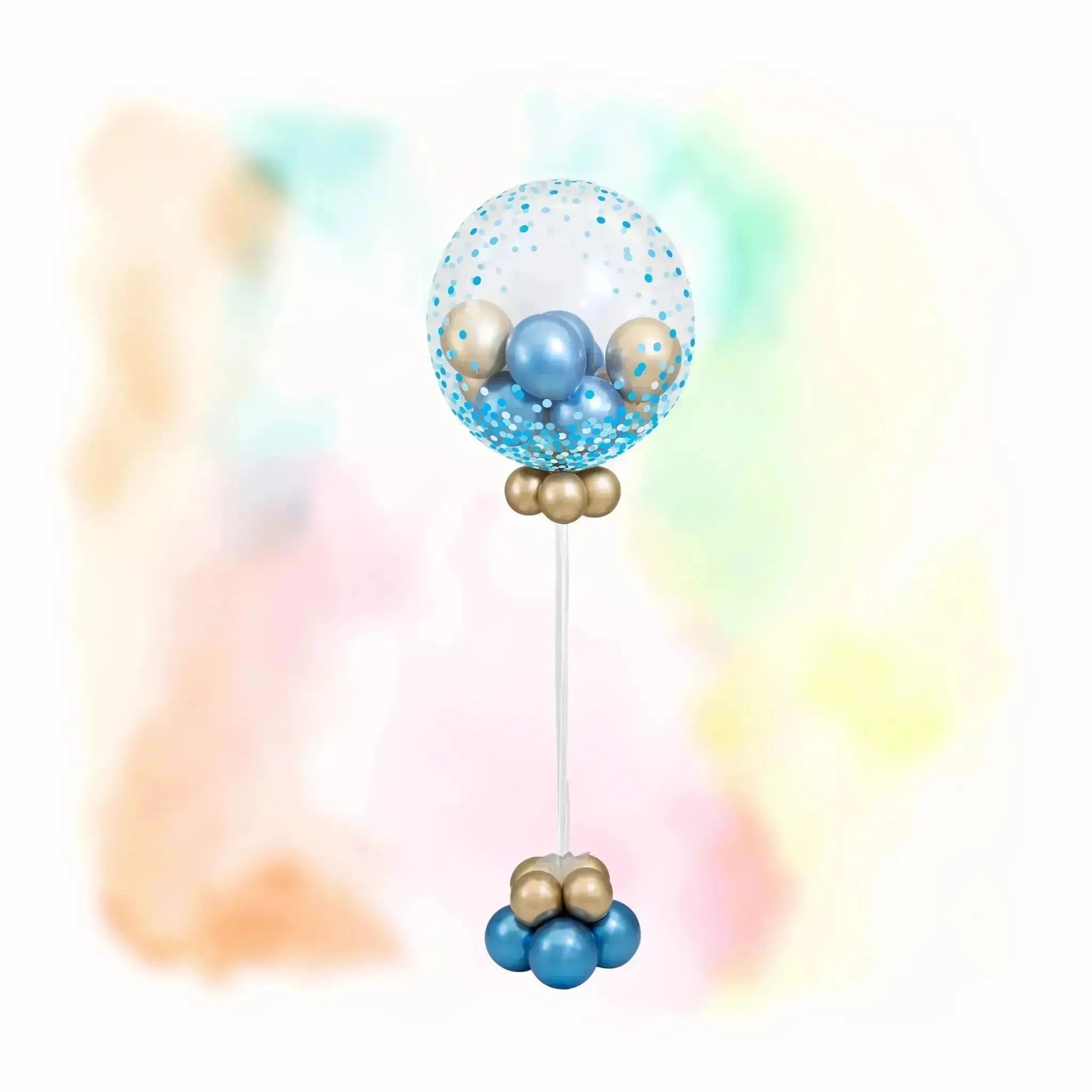 Blue Sparkle Bubble Balloon Display | The Party Hut