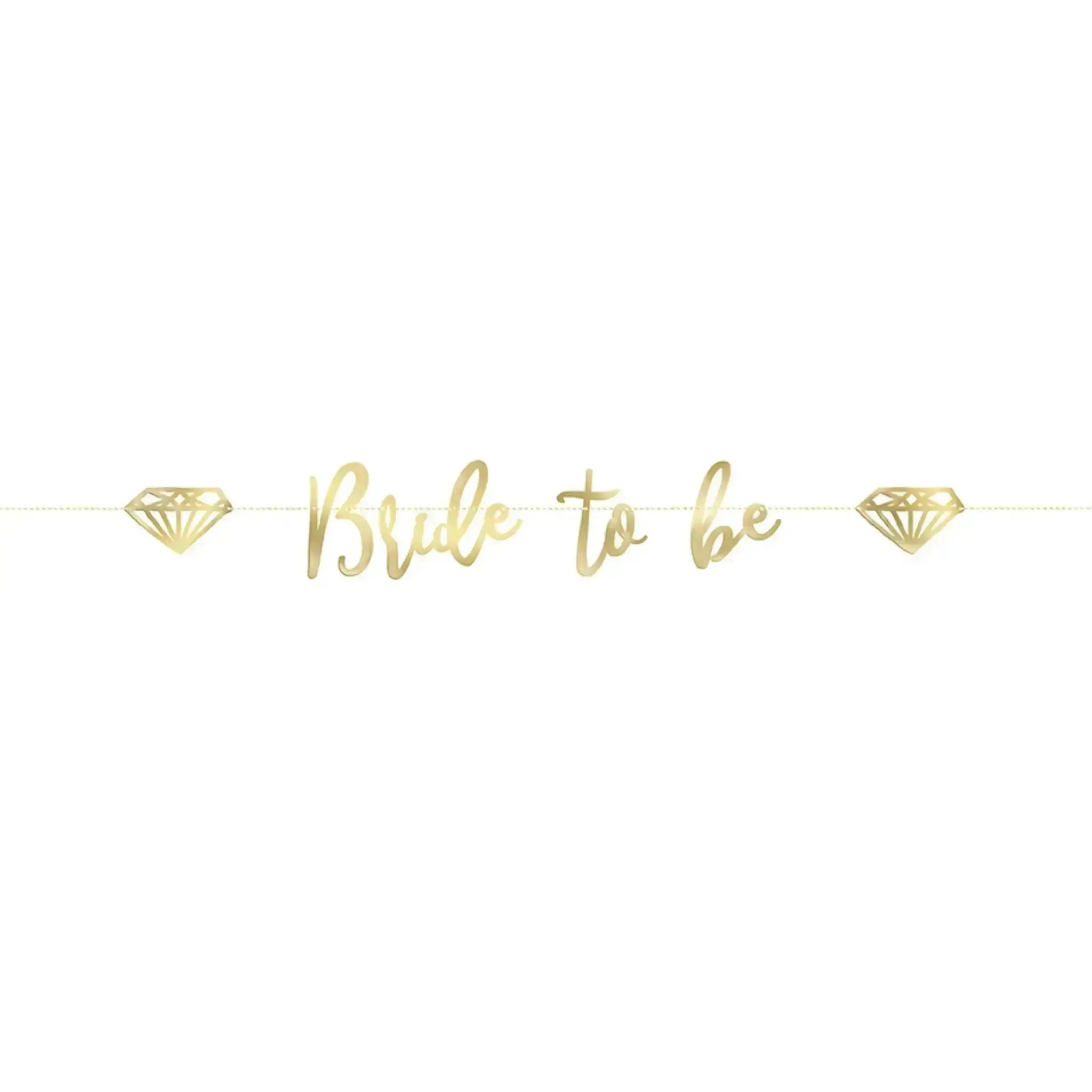 Bride To Be - Letter Banner | The Party Hut