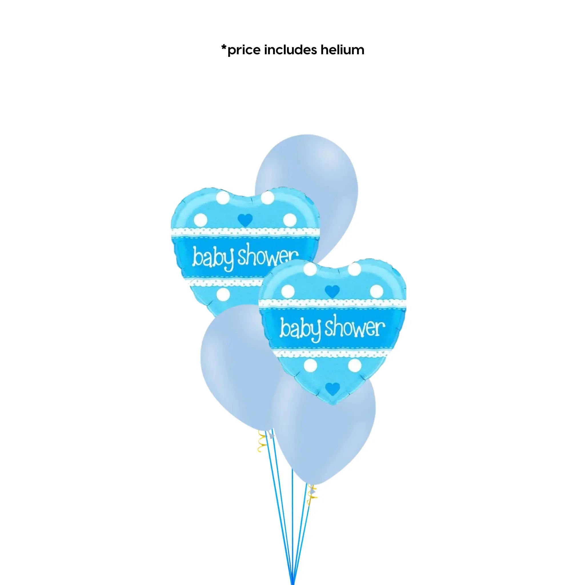 Classic Balloon Bouquet - Baby Shower (Blue) | The Party Hut