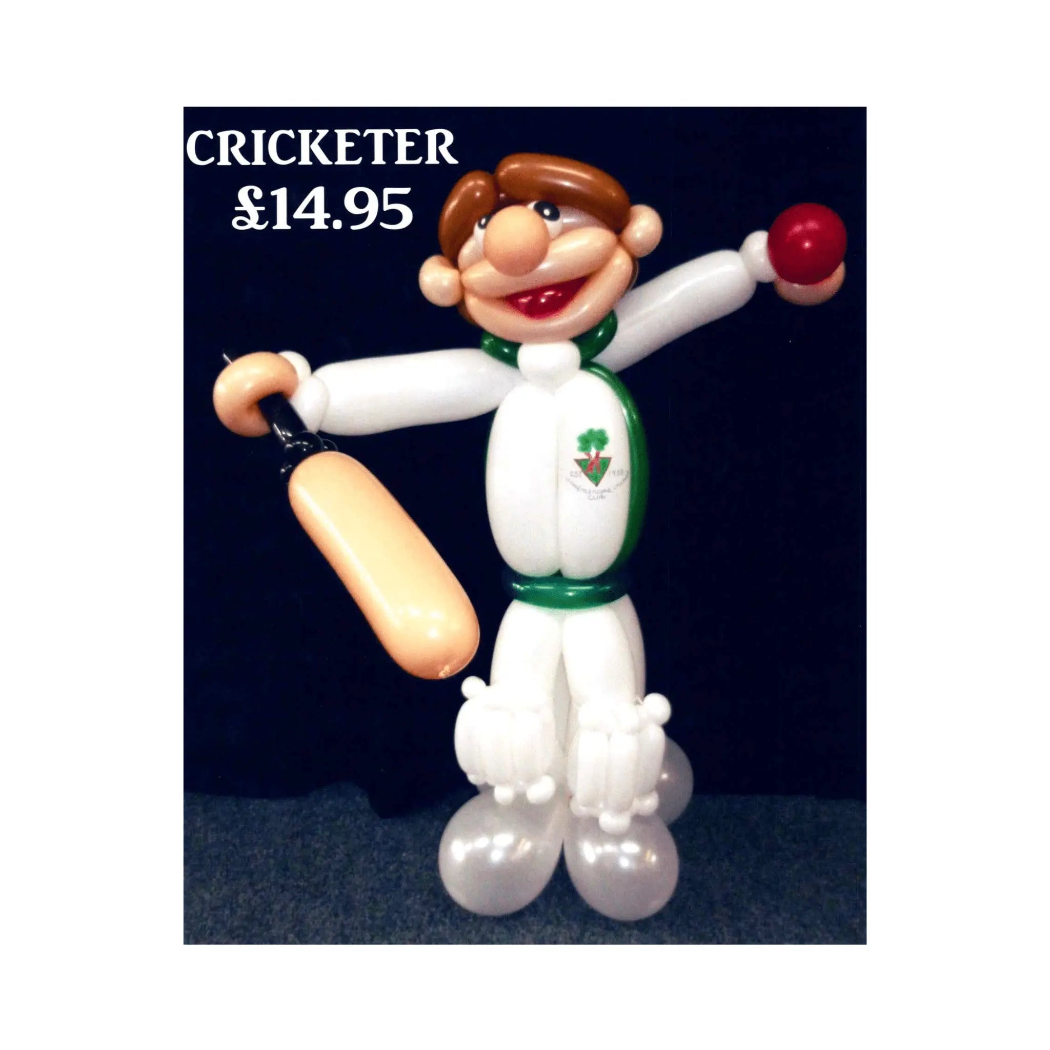 Cricketer Balloon Character | The Party Hut
