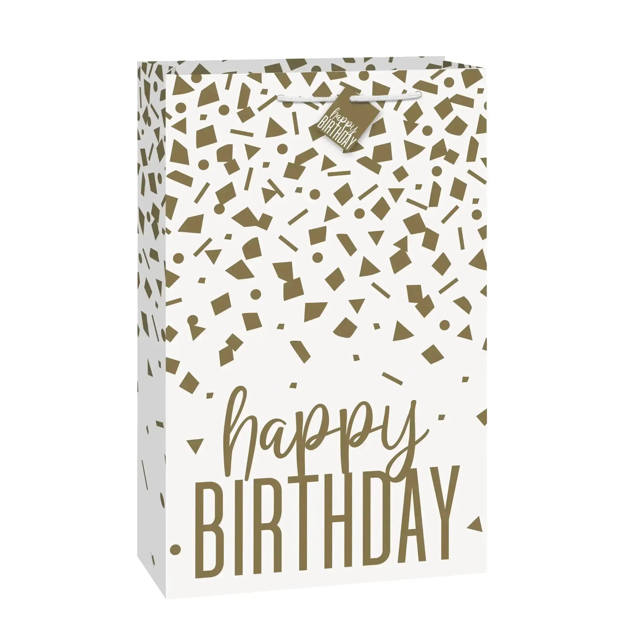 Gold Confetti, Jumbo Gift Bag | The Party Hut