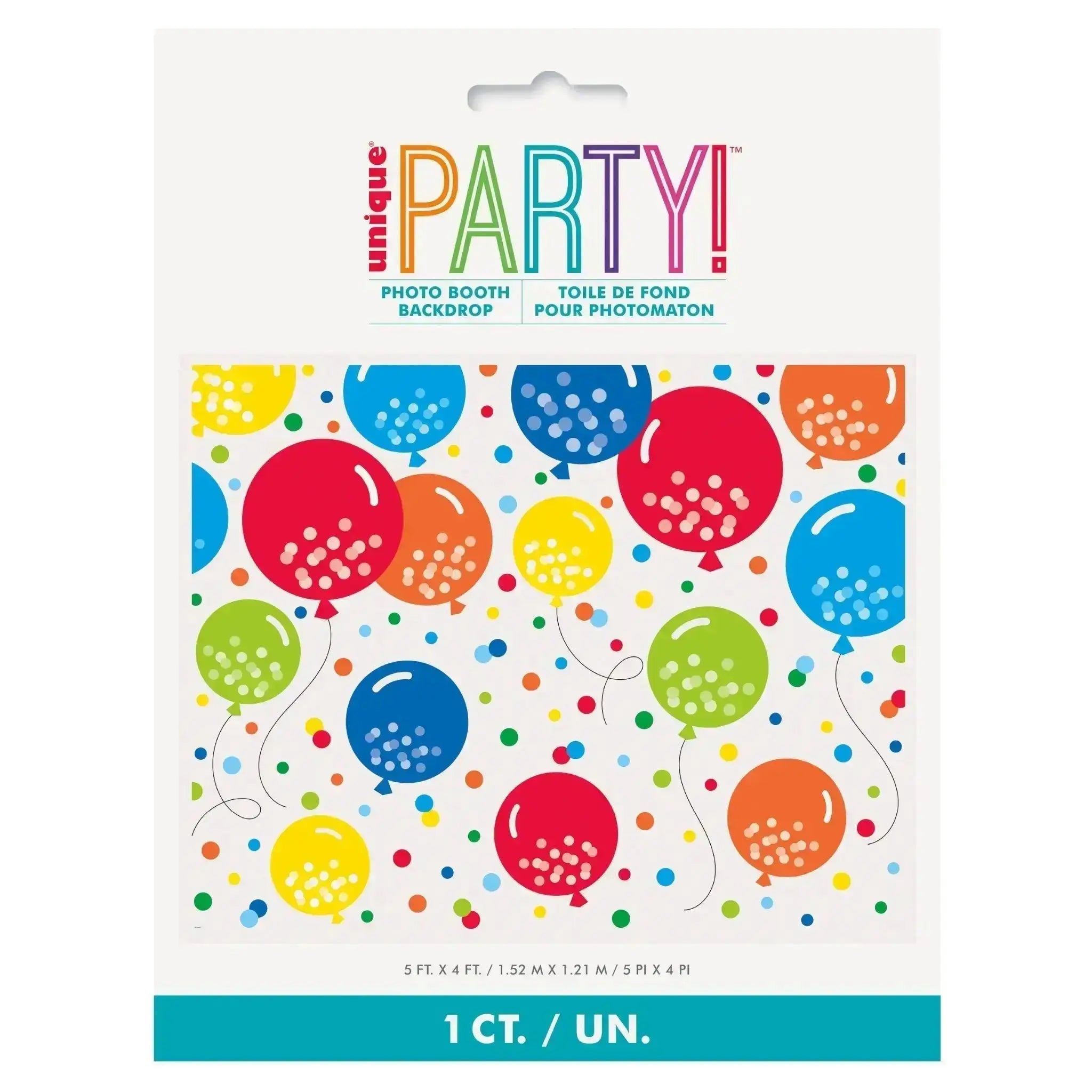 Happy Birthday Colourful Backdrop Poster | The Party Hut
