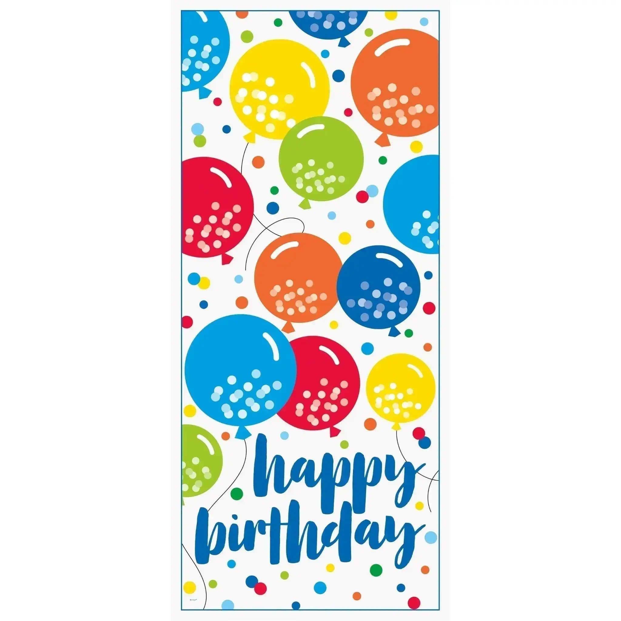 Happy Birthday Colourful Door Poster | The Party Hut