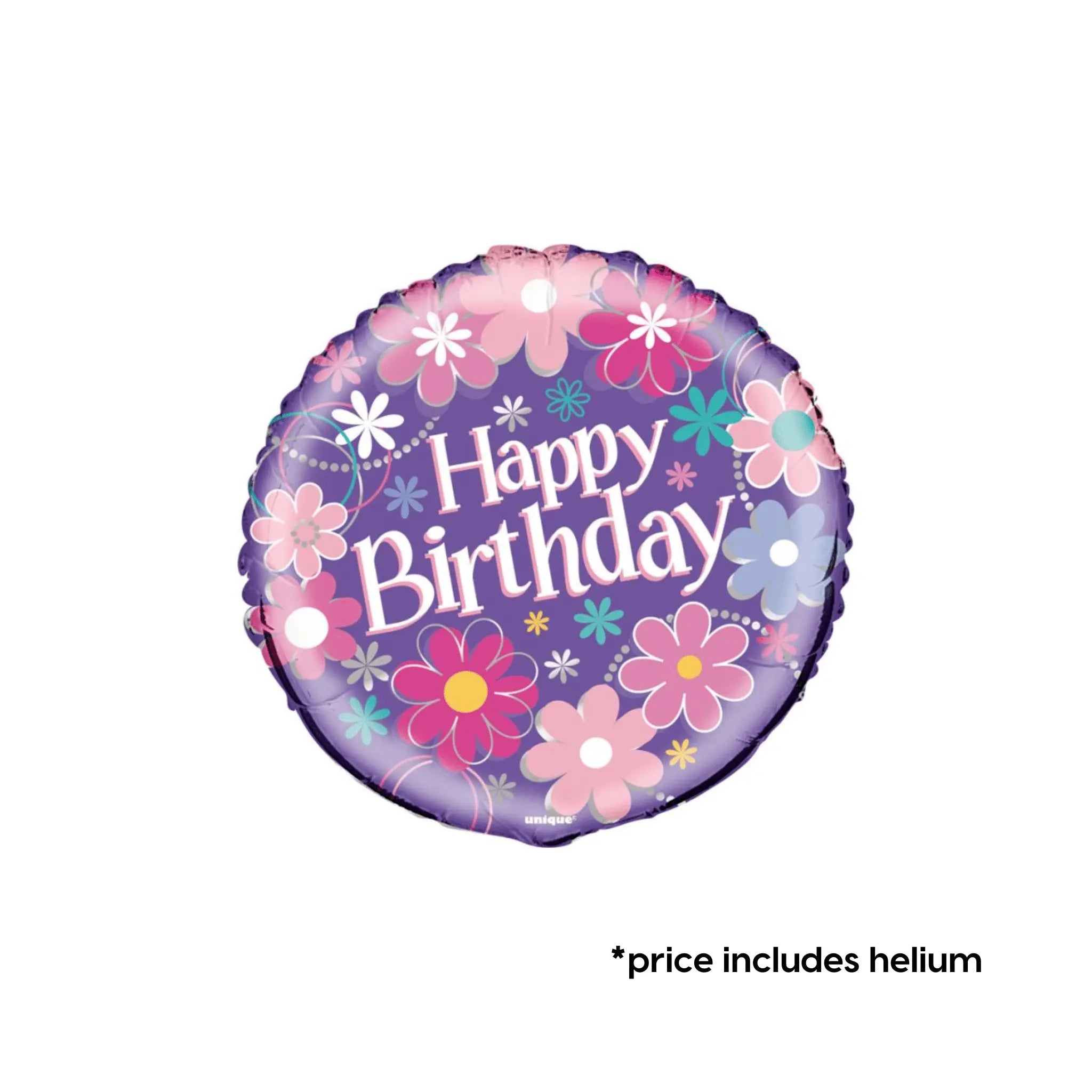 Happy Birthday Flower Balloon | The Party Hut