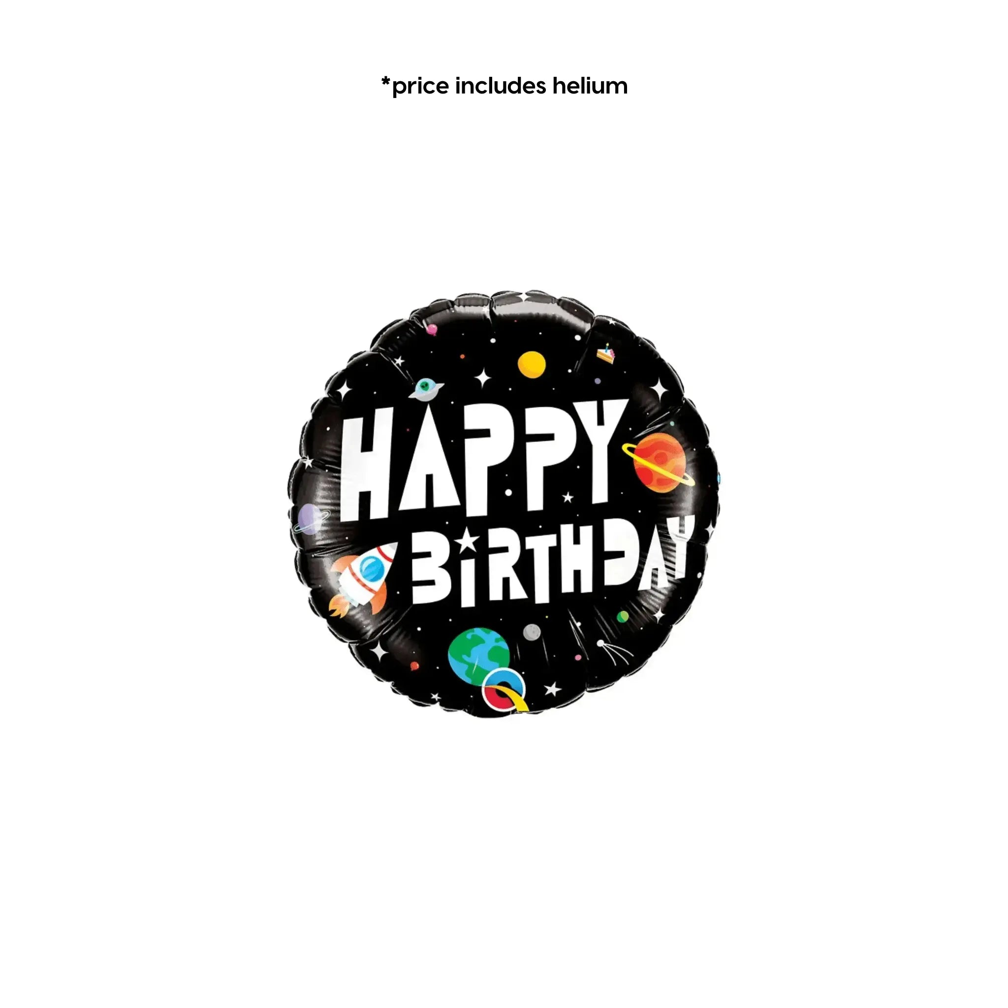 Happy Birthday Outer Space Balloon | The Party Hut