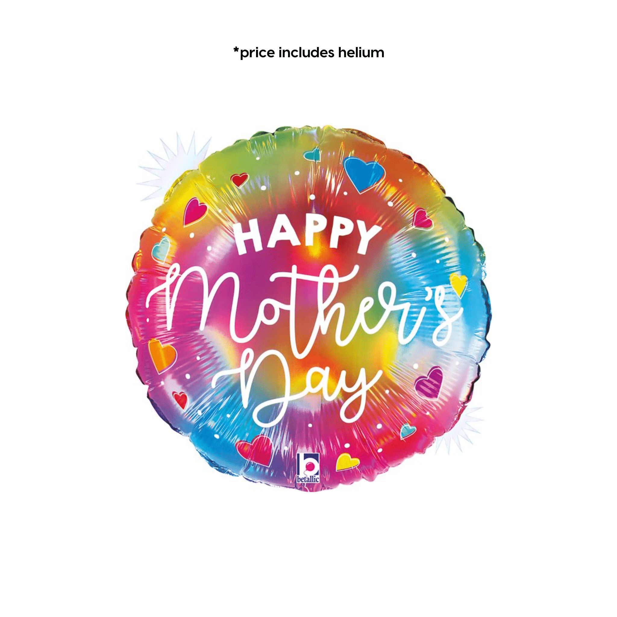 Happy Mothers Day - Colourful Opal Balloon | The Party Hut