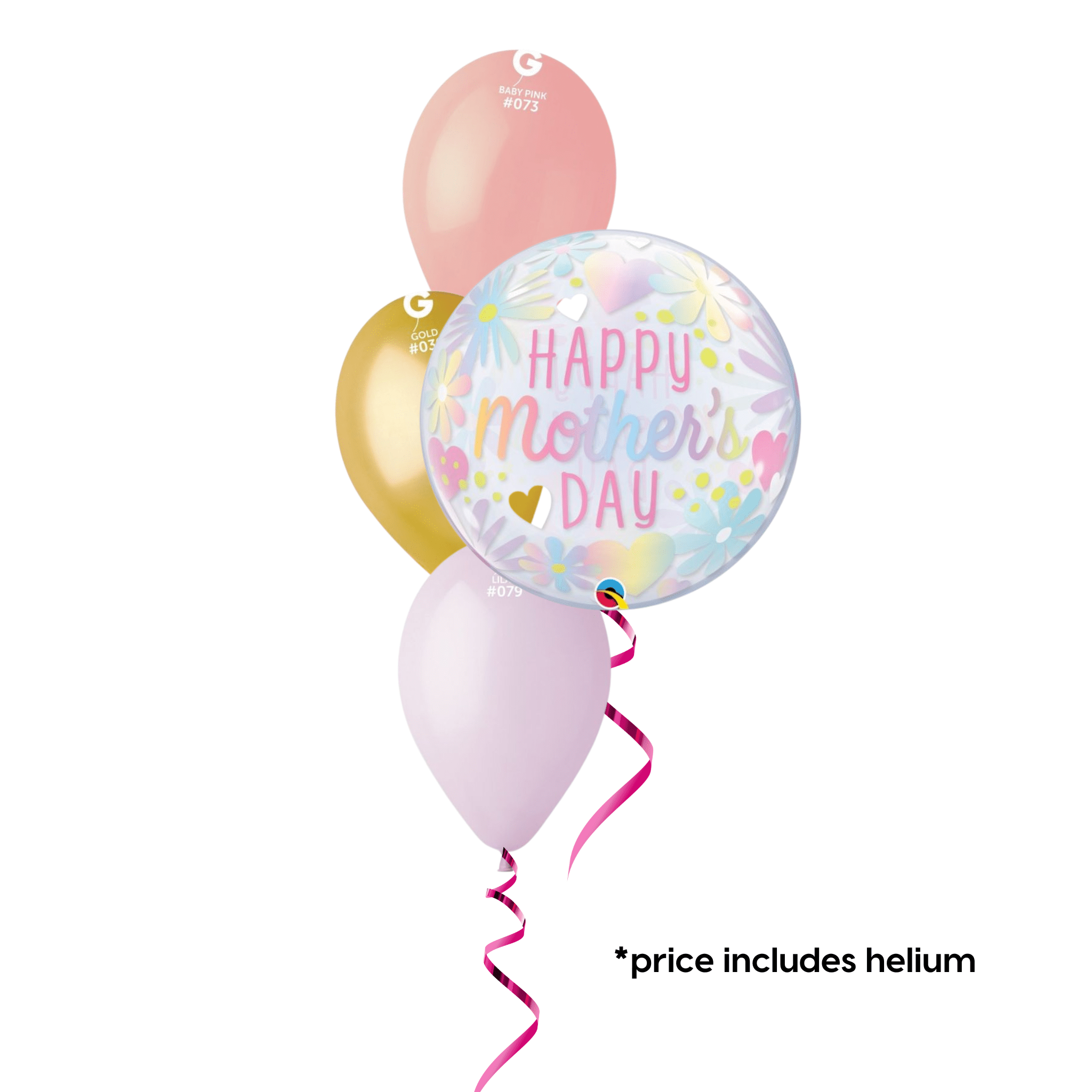 Happy Mothers Day - Luxury Pastel Balloon Bouquet | The Party Hut