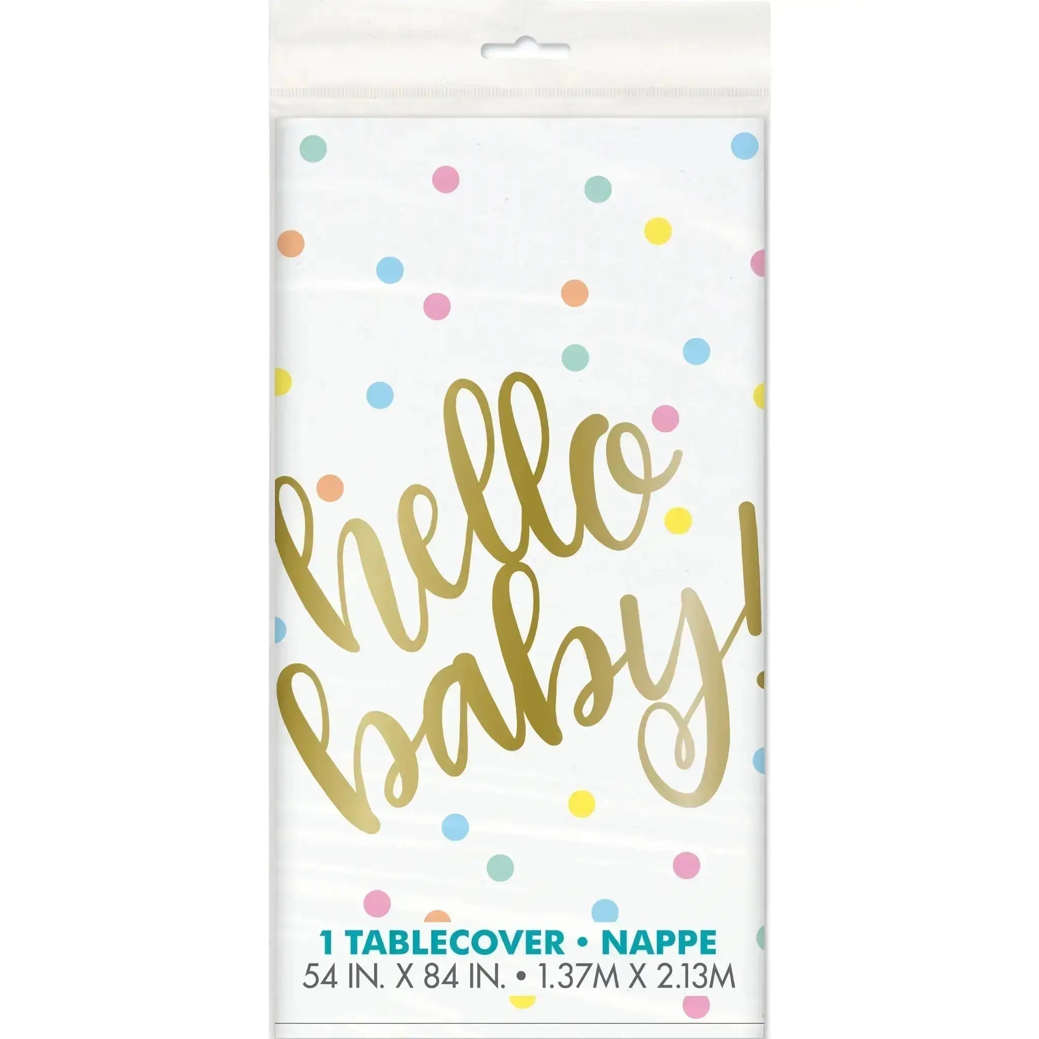 Hello Baby Table Cover | The Party Hut