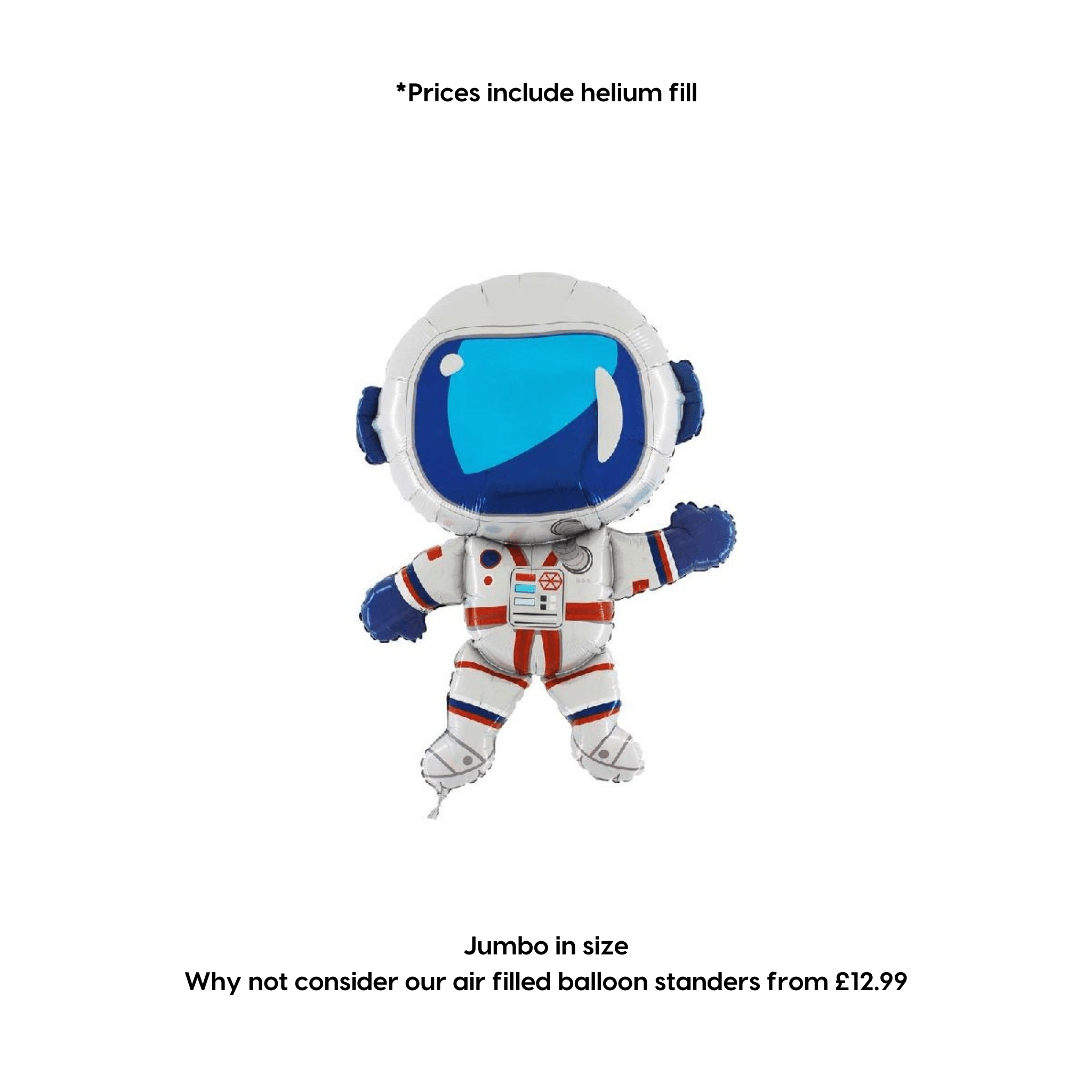Jumbo Astronaut Space Man Balloon | The Party Hut