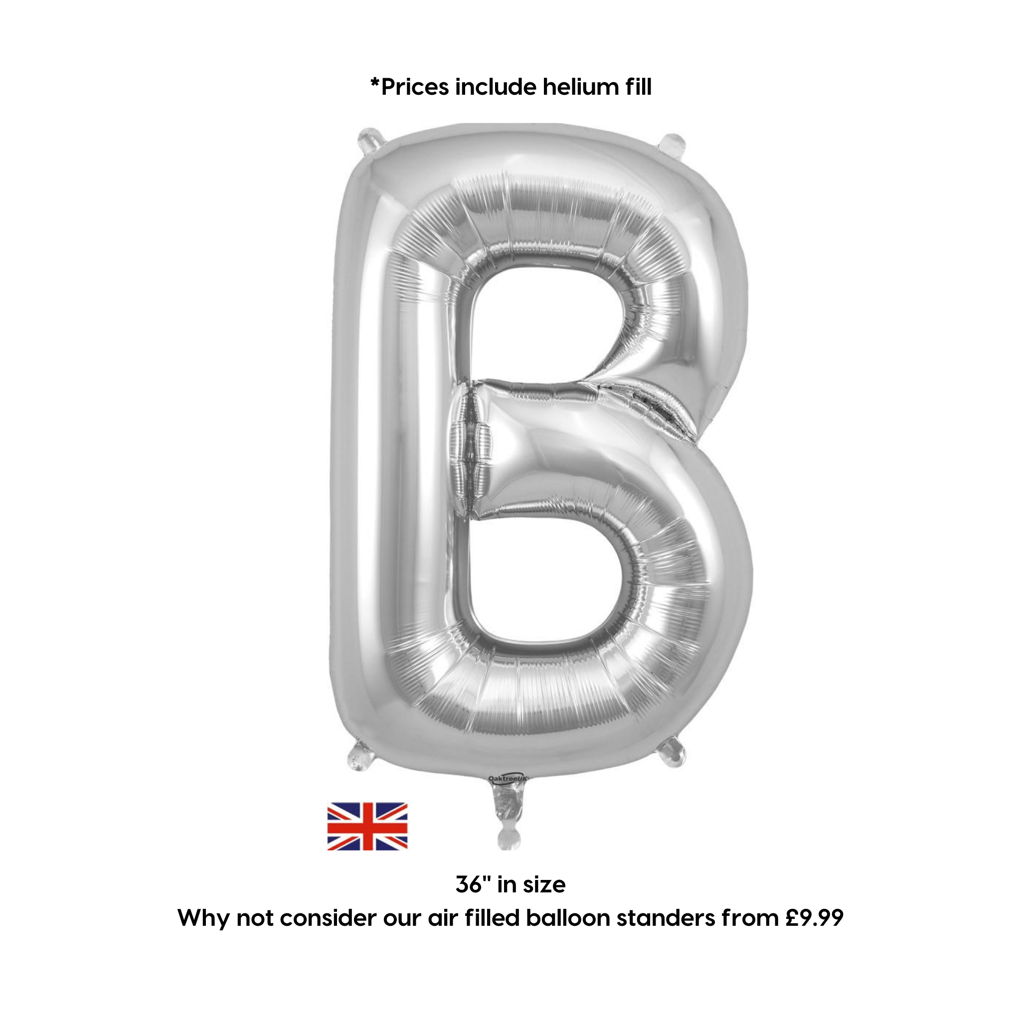 Large Foil Letters (B) Balloon | The Party Hut