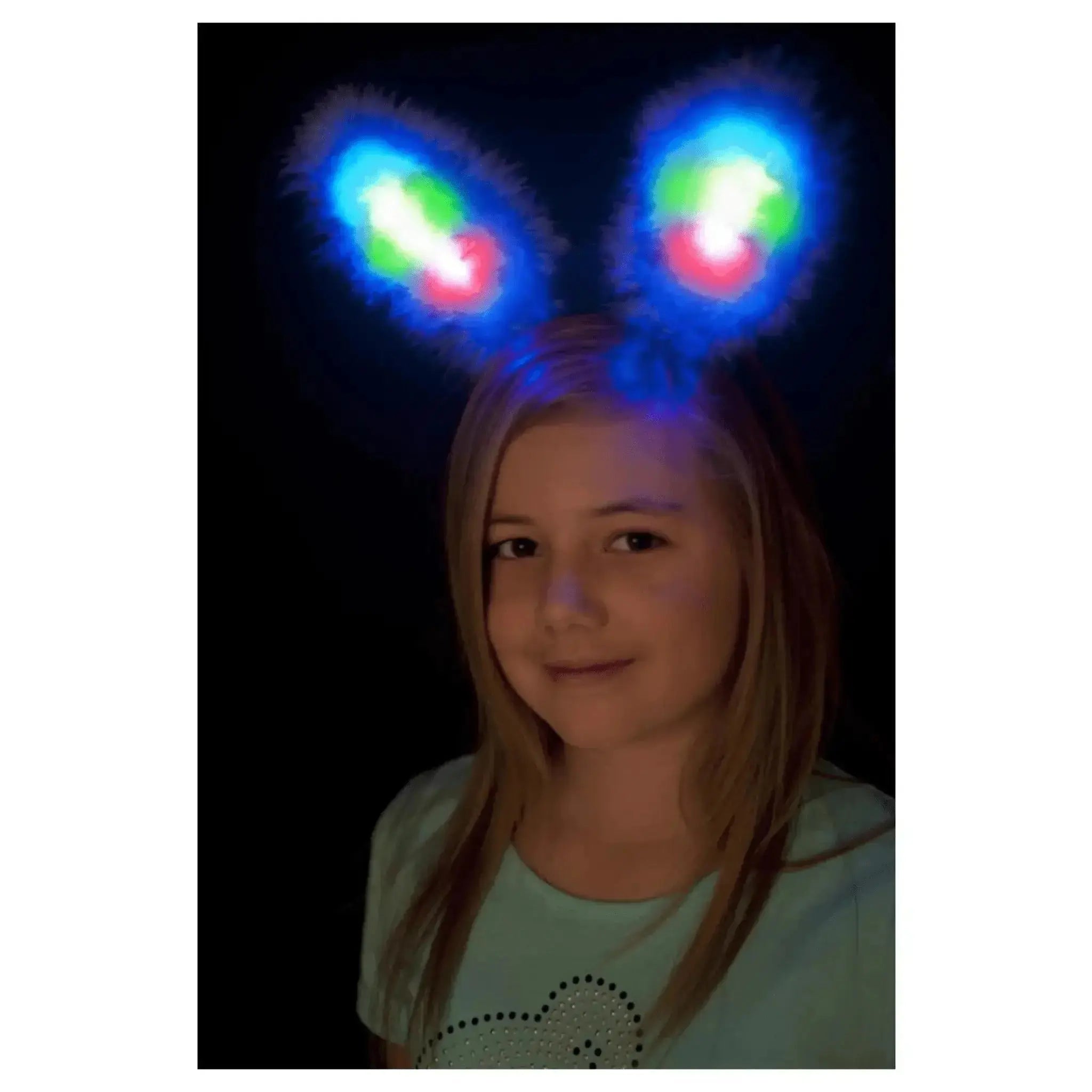 Light Up Rabbit Ears hEADBAND | The Party Hut