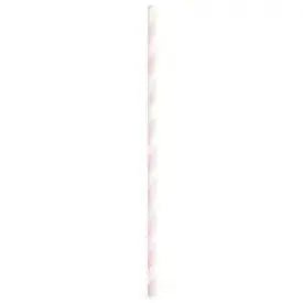 Lovely Pink Striped Paper Straws, 10ct | The Party Hut