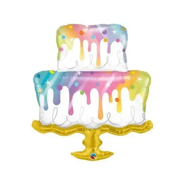 Rainbow Drip Cake Balloon | The Party Hut