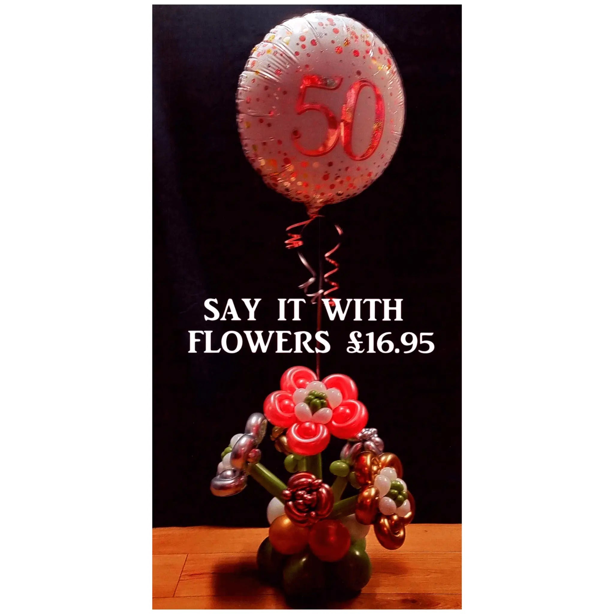 Say It With Flowers Balloon Bouquet | The Party Hut