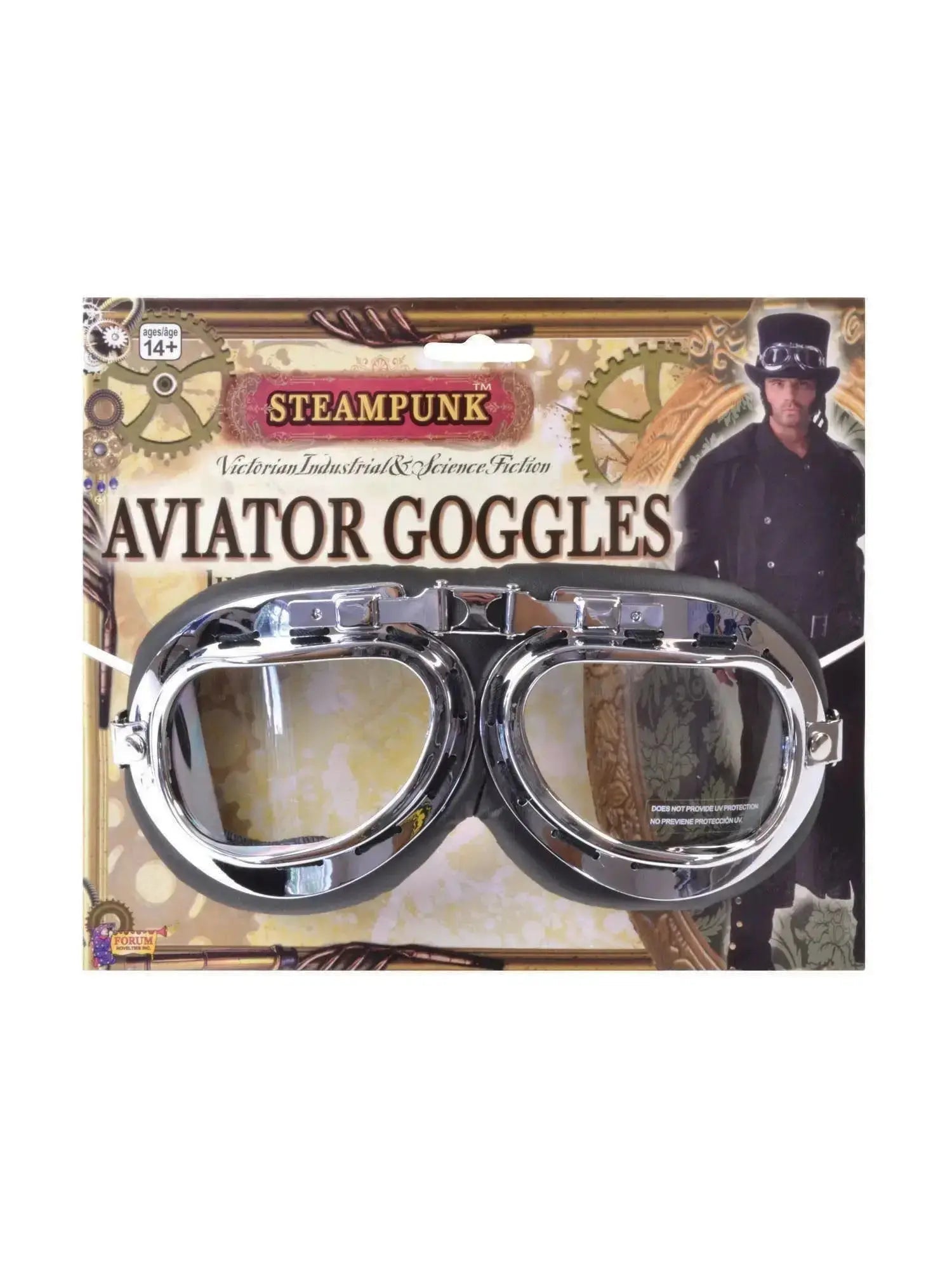 Steampunk Aviator Goggles | The Party Hut