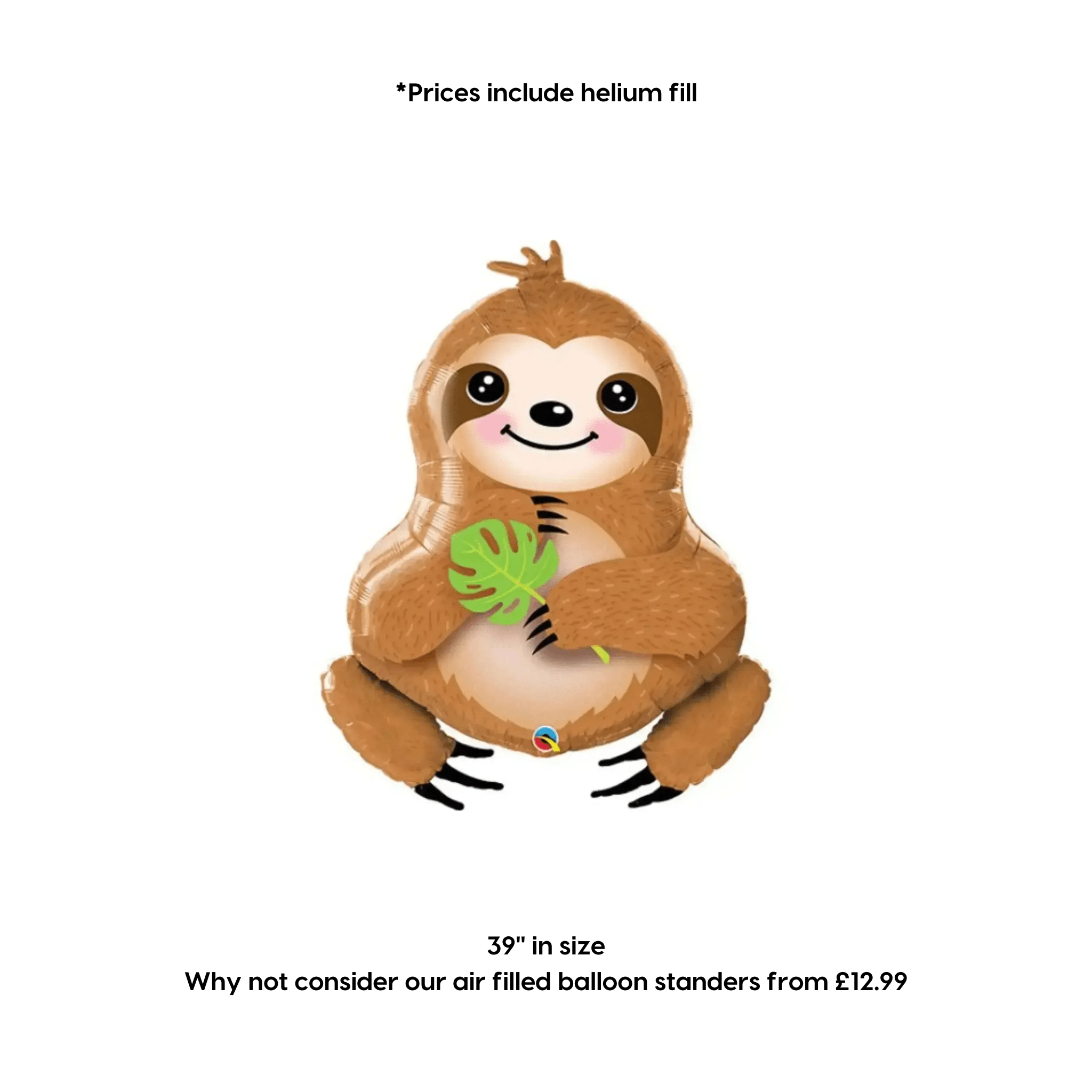 Stevie The Sloth | The Party Hut