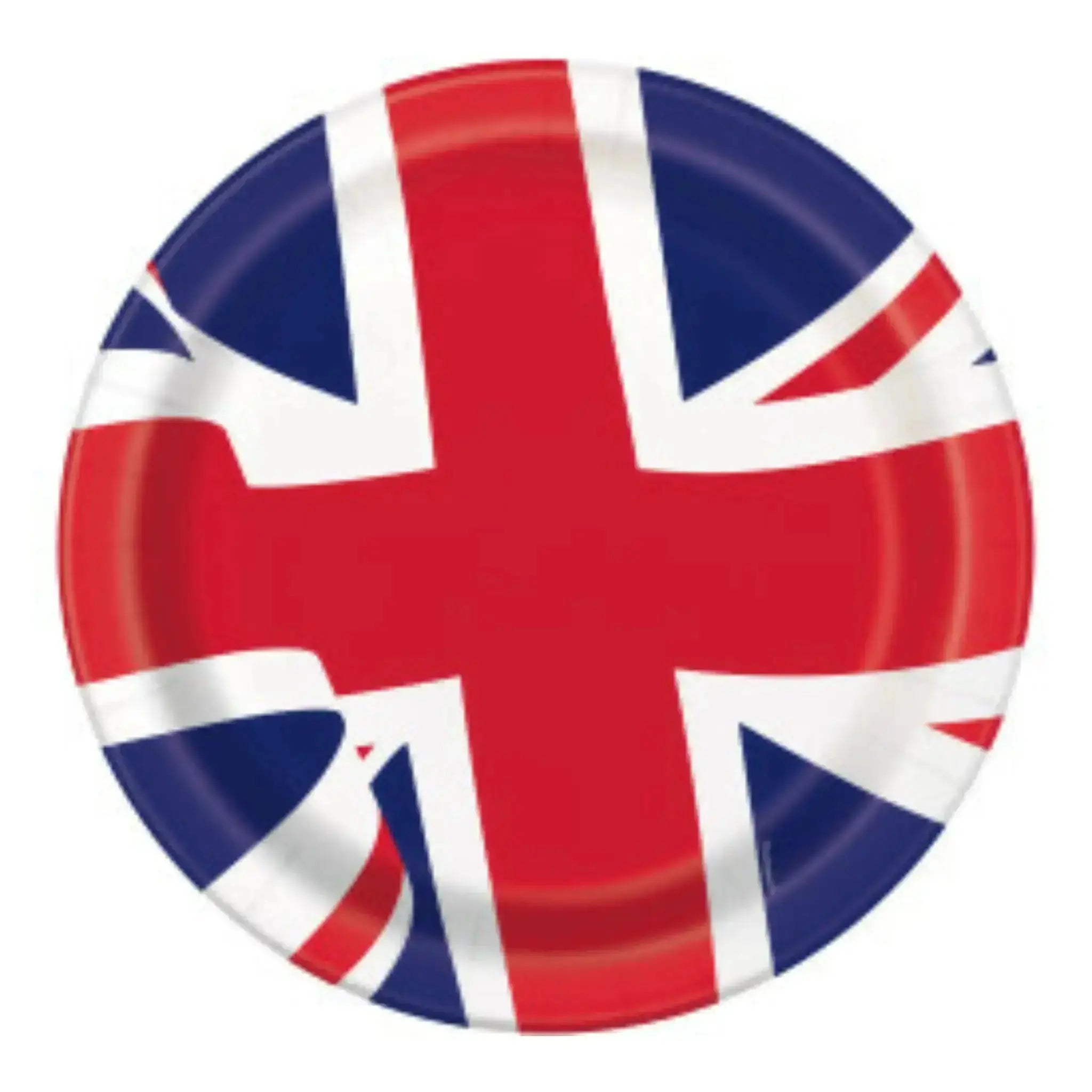 Union Jack Flag Round Dinner Plates | The Party Hut