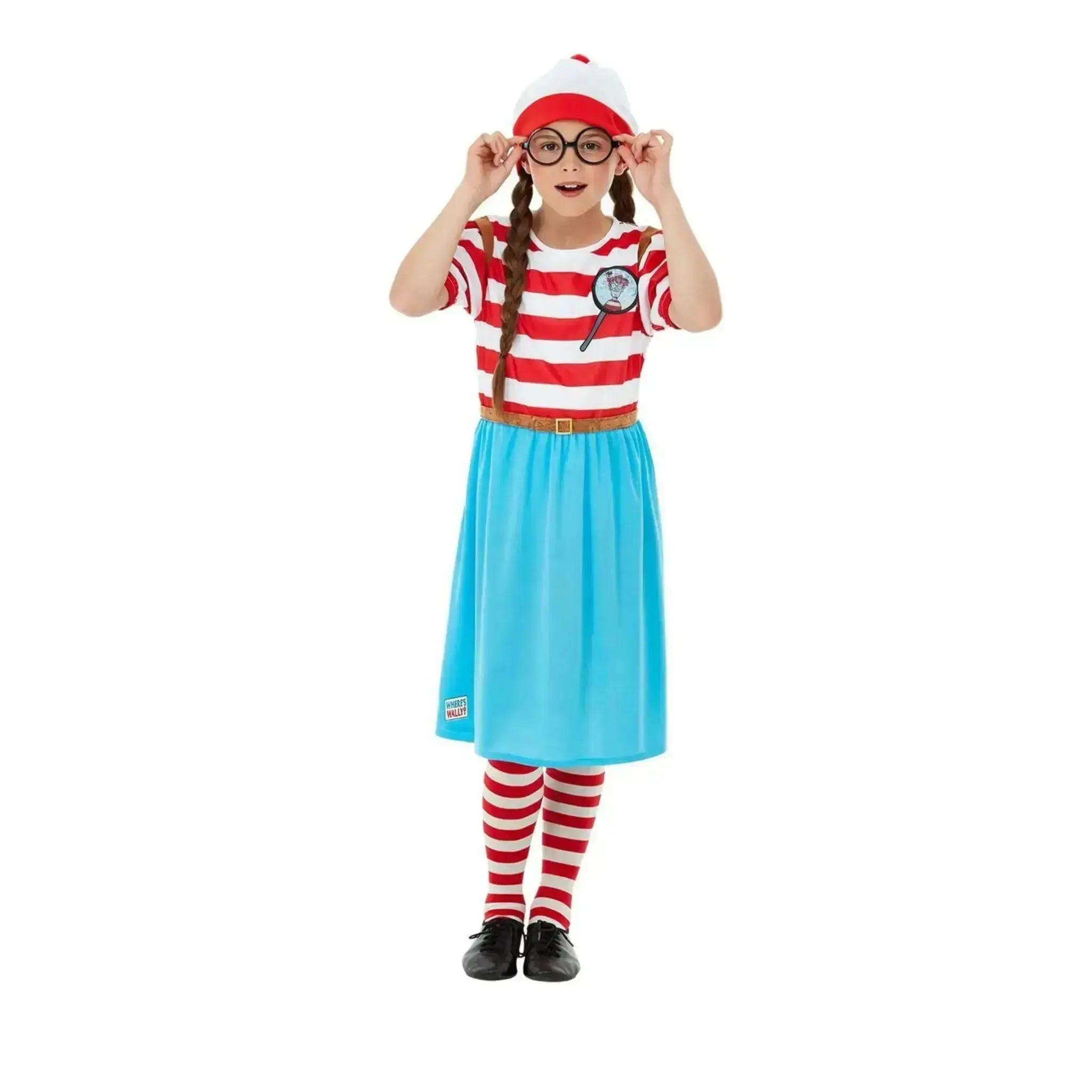 Where's Wally? Costume (Girls/Kids) | The Party Hut
